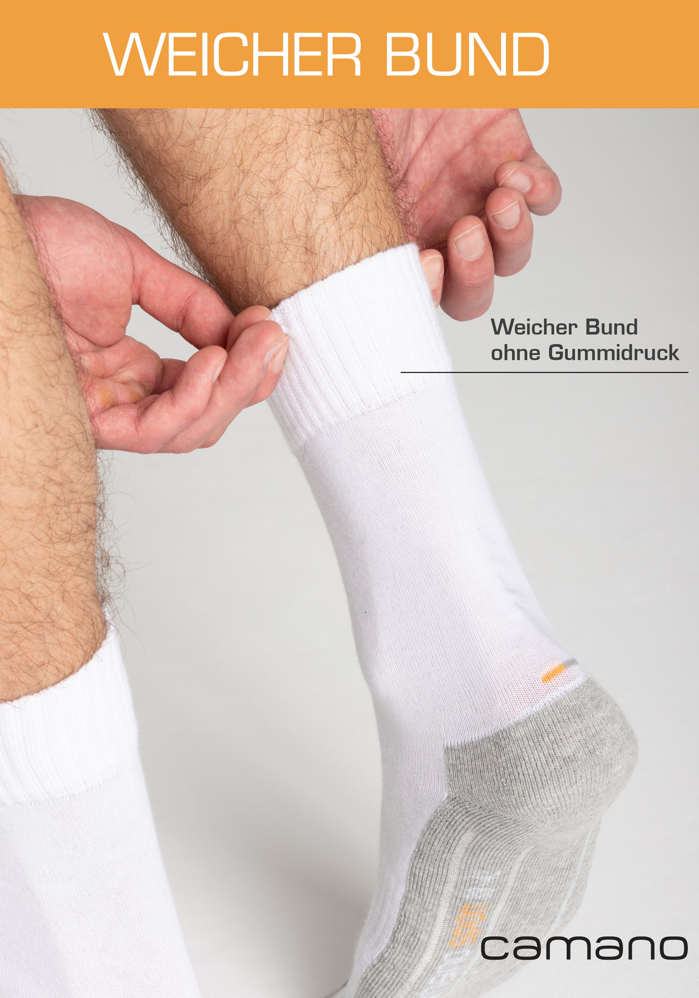Camano Socken »function« 4 Paar, 4 Paar tlg. mit feuchtigkeitsregulierendem Material