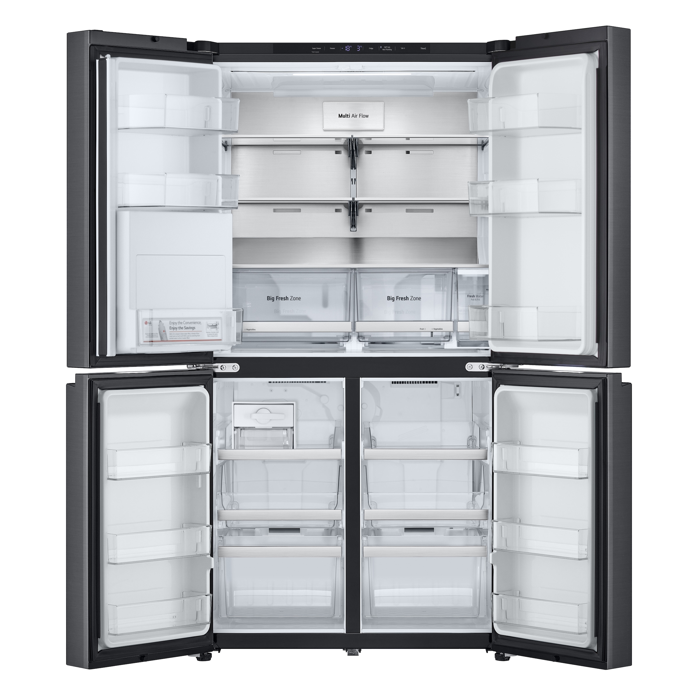 LG Multi Door »GMF961EV6C« 179,2 cm hoch 91,4 cm breit Wassertank