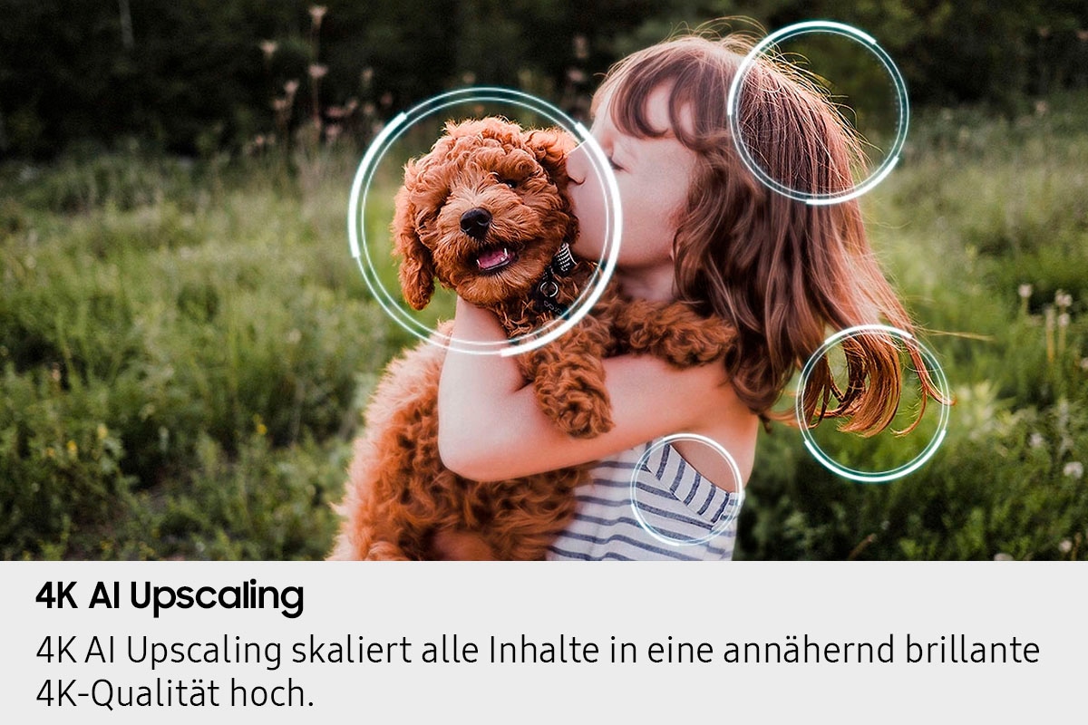 Samsung OLED-Fernseher »GQ55S85FAU«, 4K Ultra HD, Smart-TV, HDR, Dolby Atmos & AI Sound, Pantone Farben, Gaming Hub, bis zu 120Hz