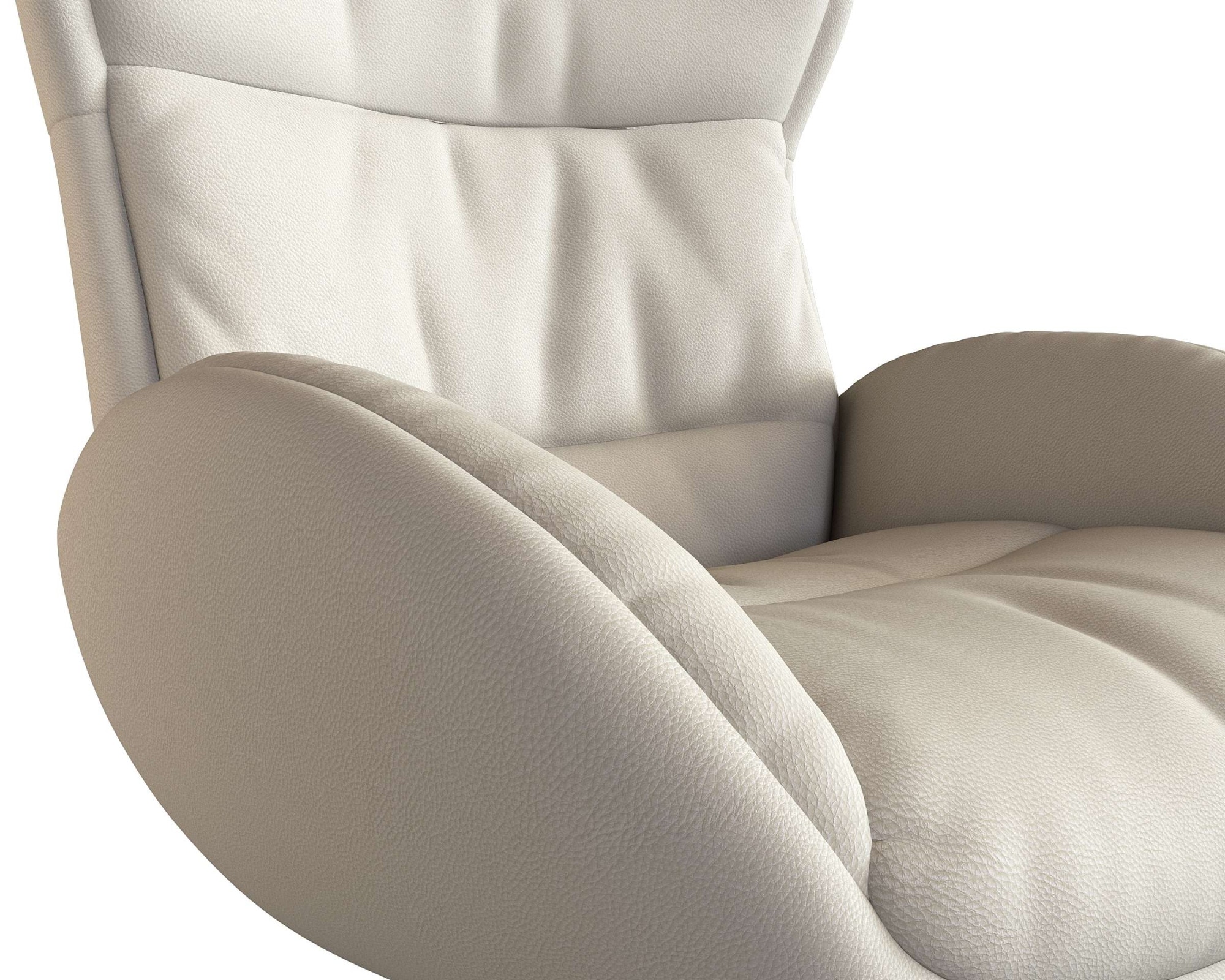 FLEXLUX Relaxsessel »Haze, TV-Sessel, Fernsehsessel, Polstersessel,«, Rückenteilverstellung, drehbar, Fuß Alu
