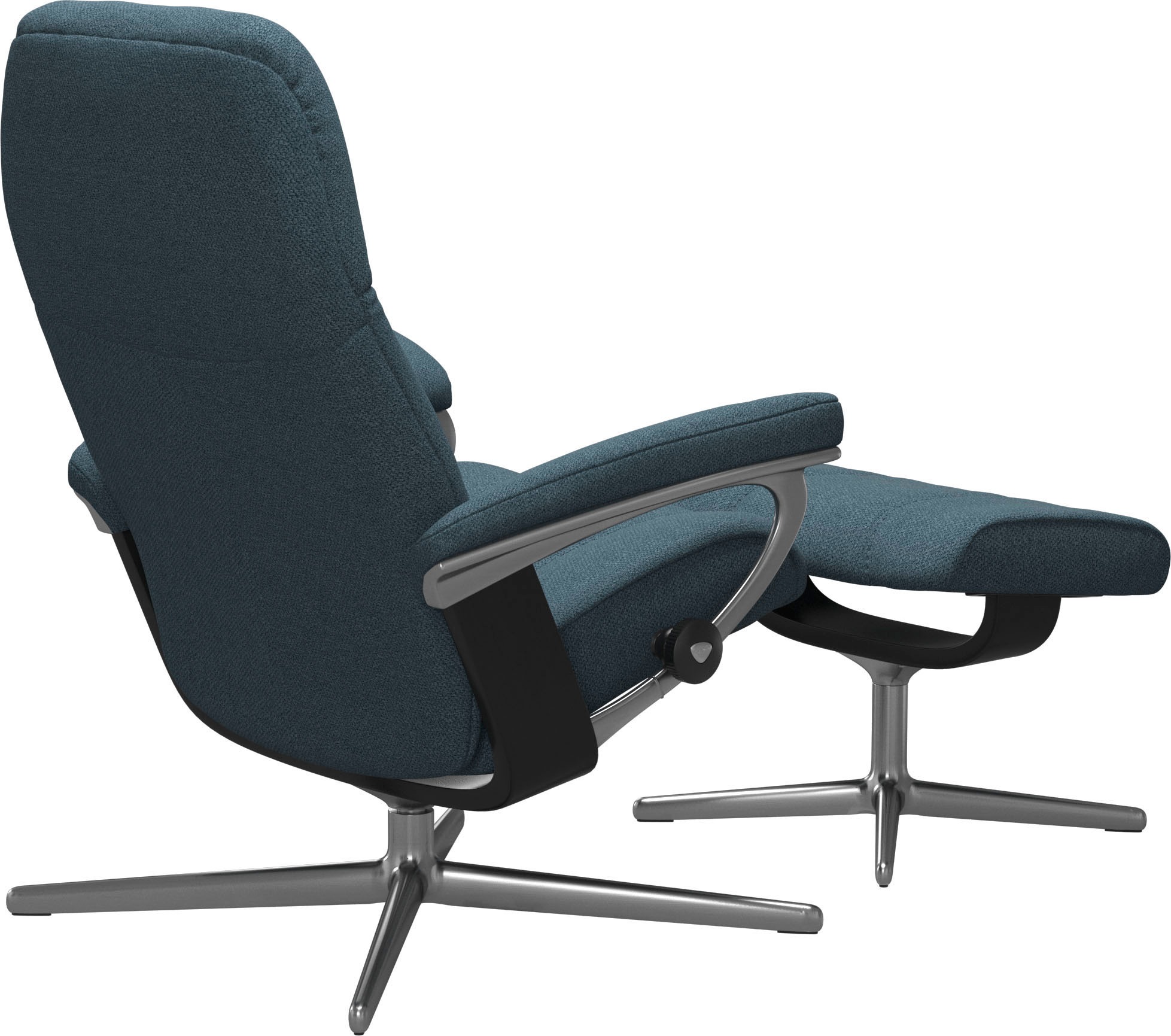 Stressless® Fußhocker »Consul«, mit Cross Base, Größe S, M & L, Holzakzent Schwarz