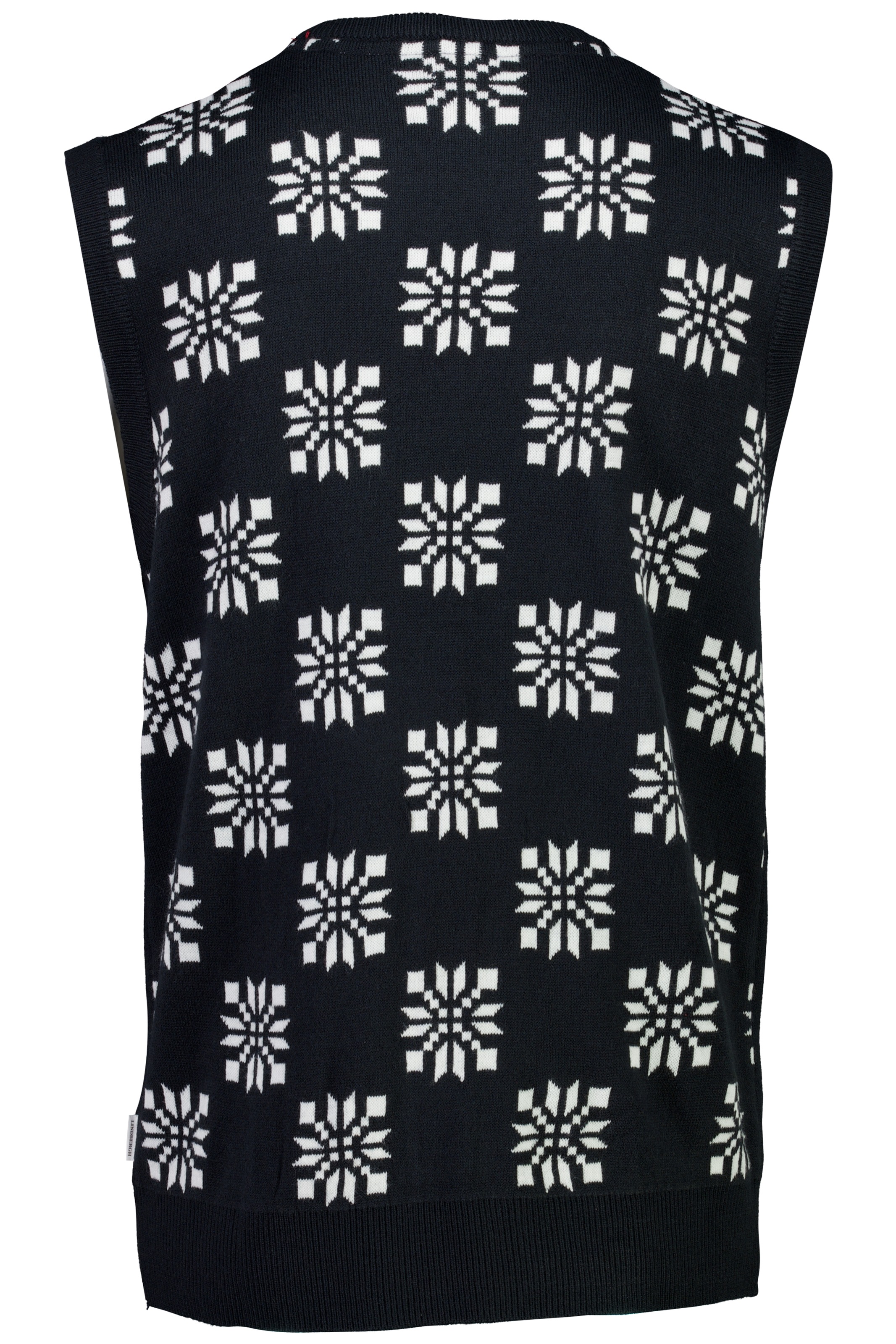 LINDBERGH Pullunder mit weihnachtlichem Intarsien Muster