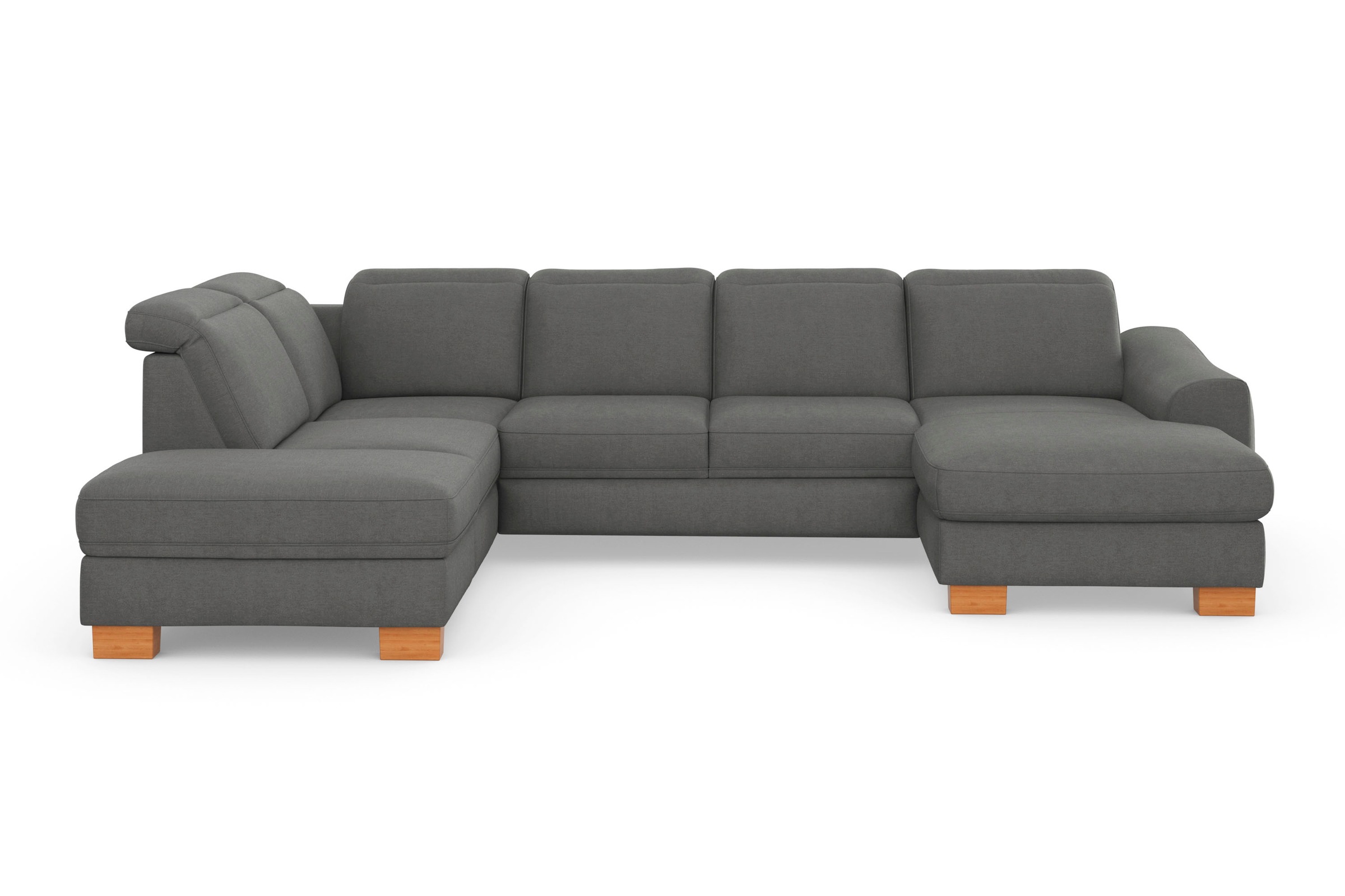 sit&more Wohnlandschaft »Dundee U-Form«, mit Federkern und Massivholzfüßen, günstig online kaufen