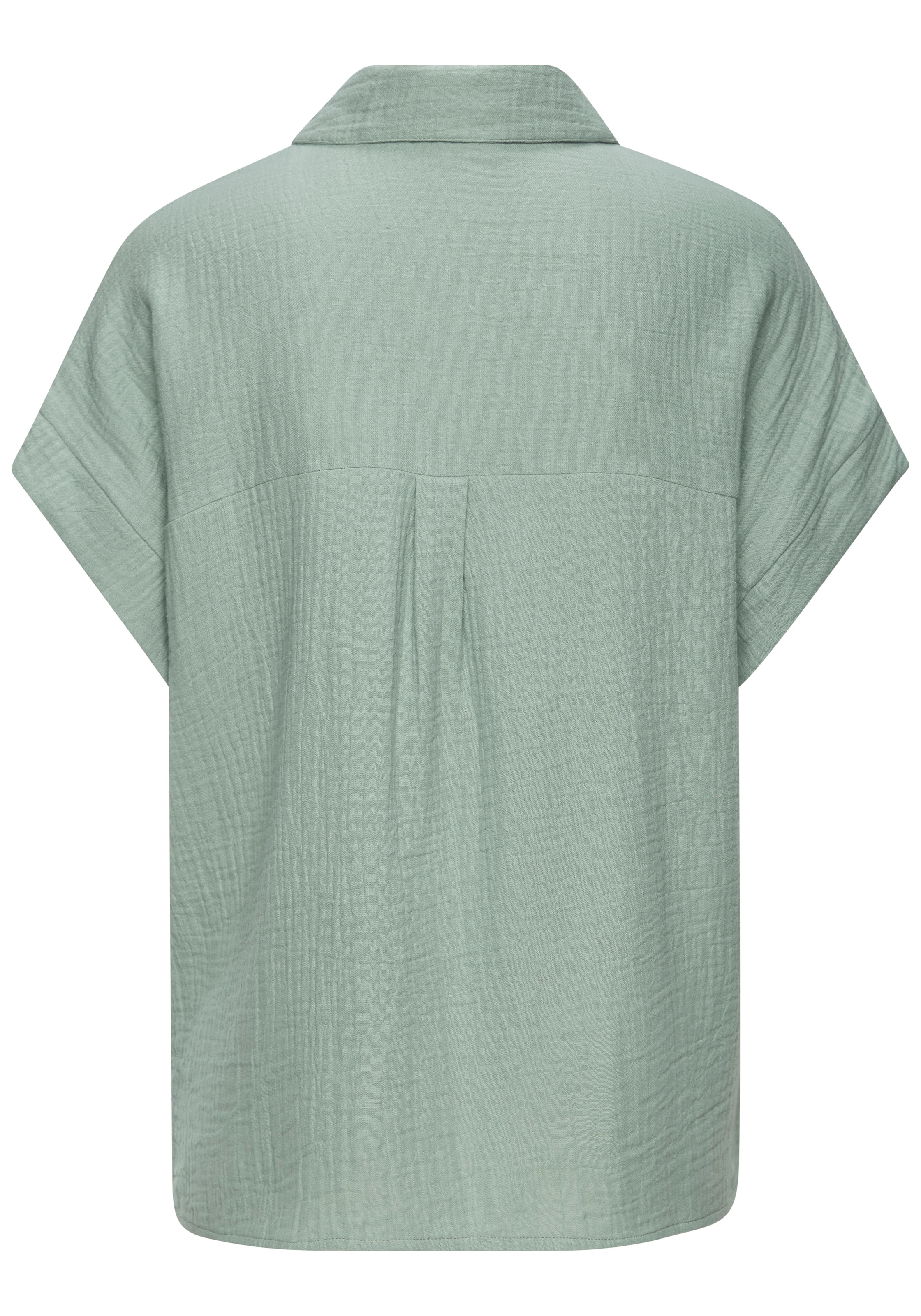 Beachtime by Lascana Kurzarmbluse »aus weicher Musselinware« Sommerliche Musselinbluse, Hemdbluse, leichte Sommerbluse, Oversize