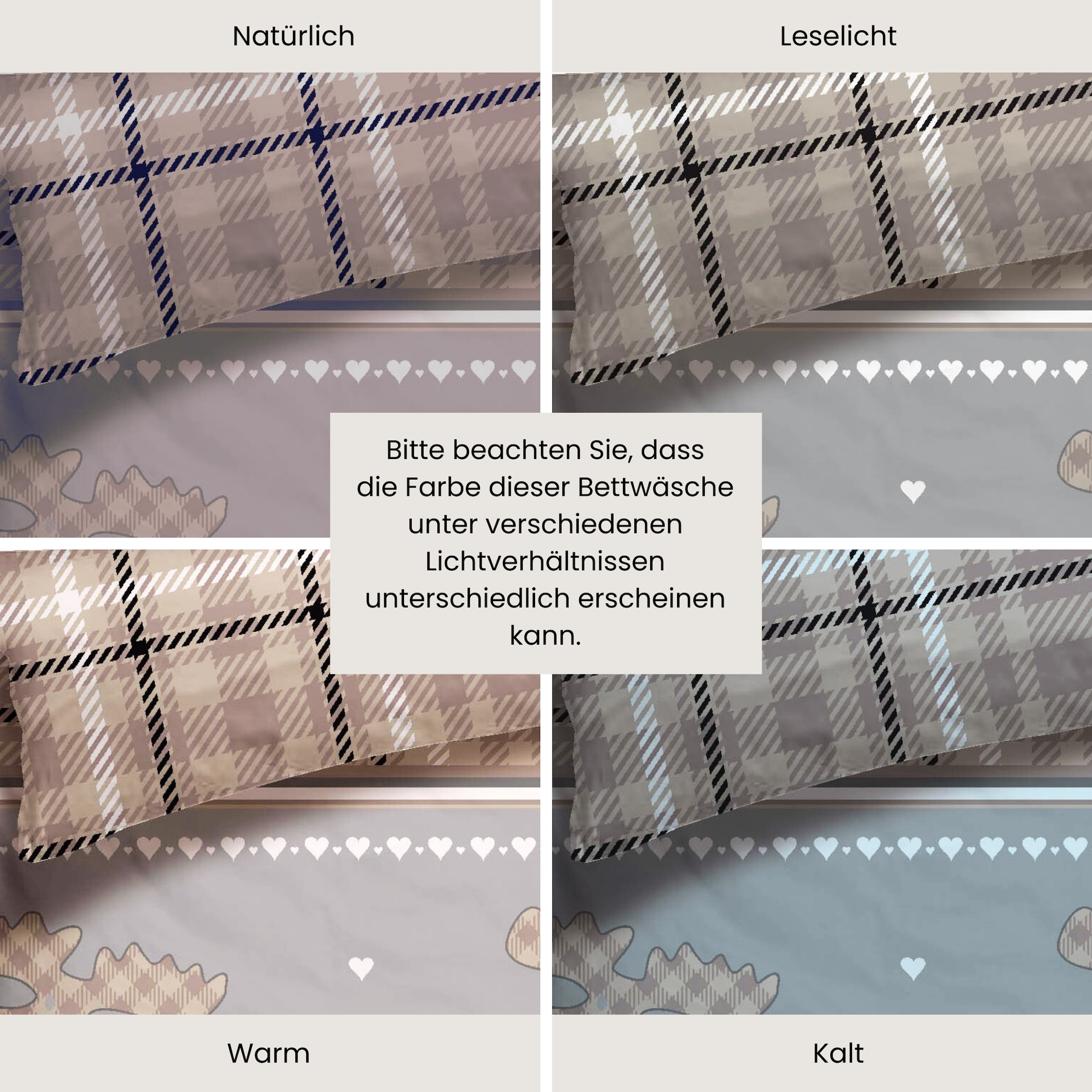 Schiesser Bettwäsche »Salous aus weichem Baumwollflanell mit Winterprint« 2 Stk. tlg. Made in Green