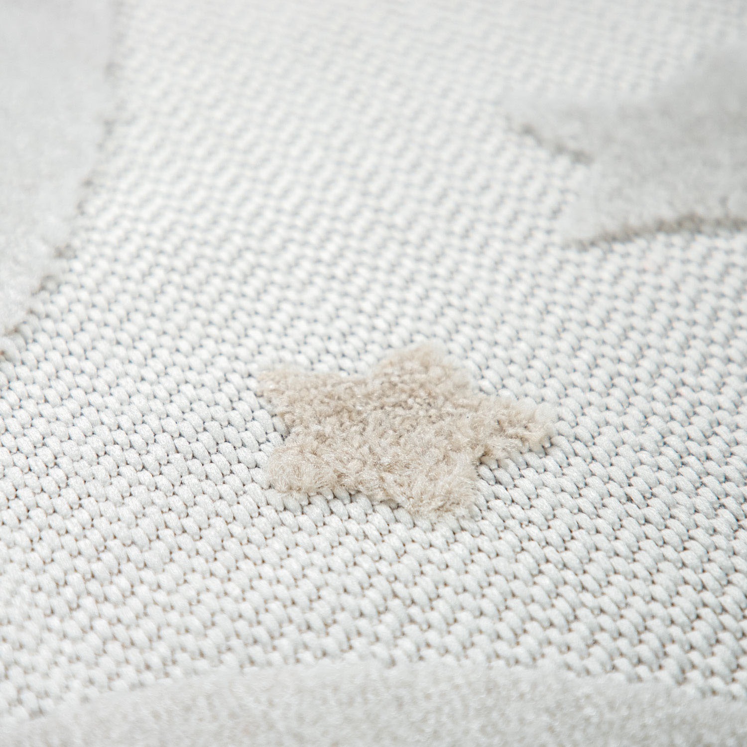 Paco Home Kinderteppich »Tweet 465«, rund, 12 mm Höhe, Flachgewebe, Hoch-Tief-Effekt, Motiv Mond & Sterne, Outdoor geeignet