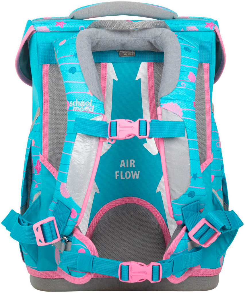 SCHOOL-MOOD® Schulranzen »Champion Pro«, retroreflektierende Flächen, mit LED-Patchy