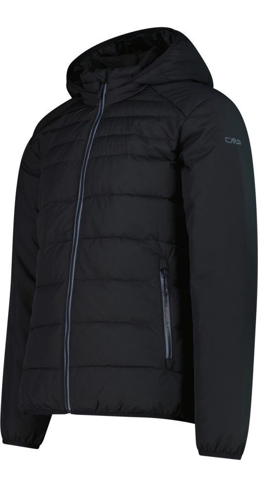 CMP Steppjacke »MAN JACKET SNAPS HOOD« mit Kapuze Clima Protect®, Sorona® Flock, wasserabweisend