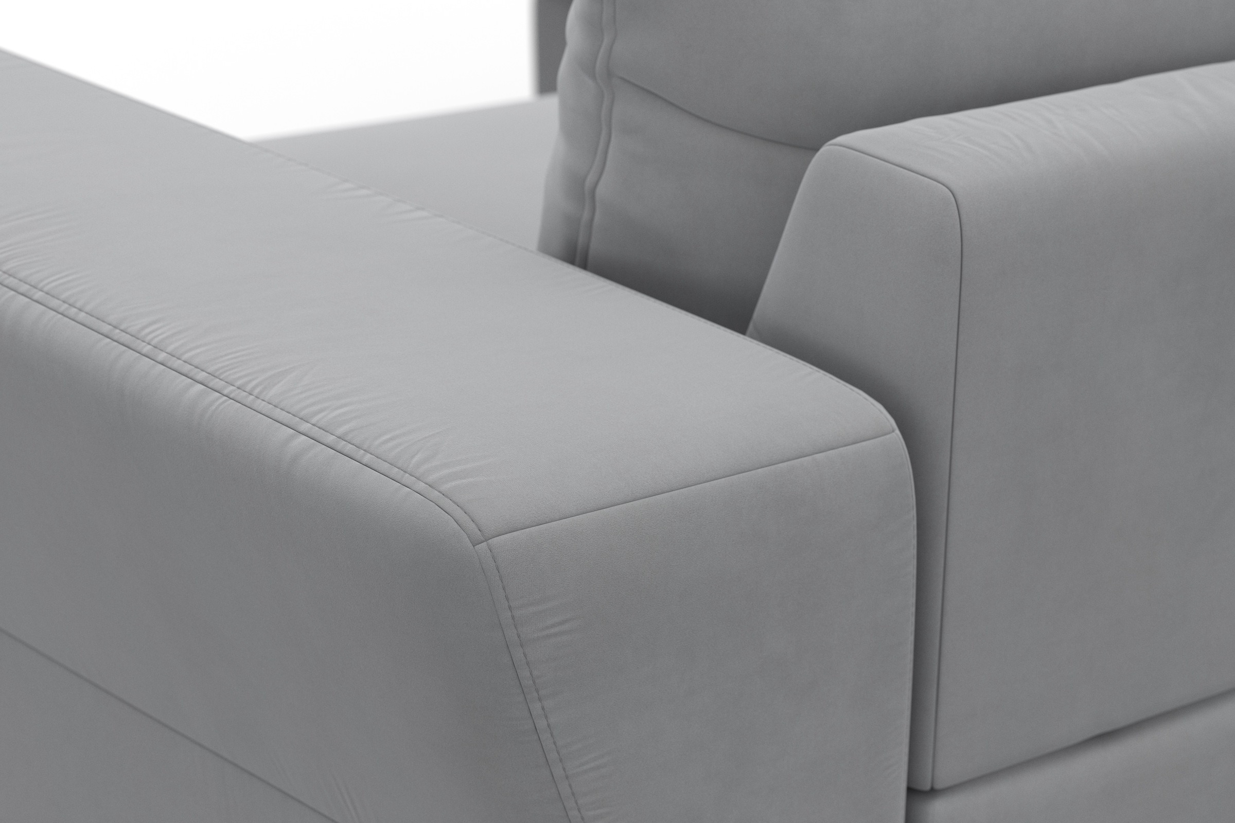 sit&more Ecksofa »Cadabra L-Form«, Breite 243 cm, inklusive Sitztiefenverstellung