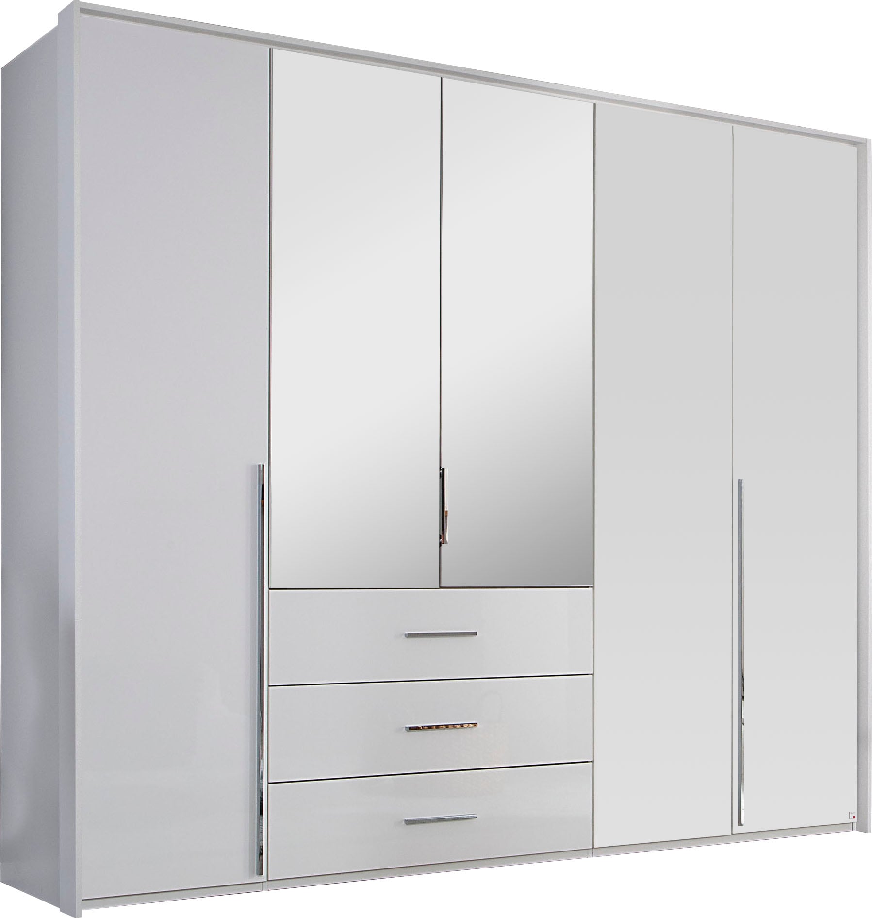 rauch Drehtürenschrank »Montclar«, Passepartout optional mit Beleuchtung, inkl. Wäscheeinteilung