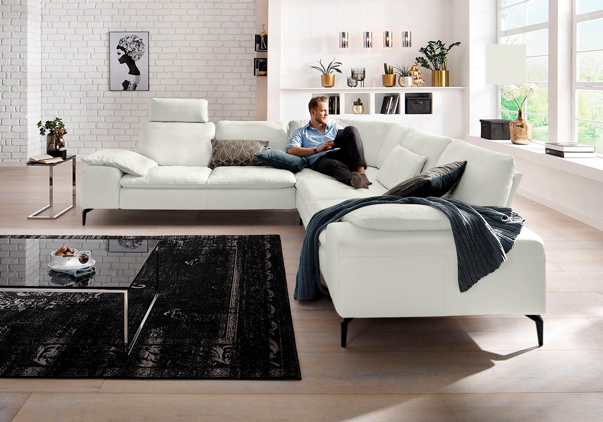 W.SCHILLIG Ecksofa "valentinoo", (Set), mit Sitztiefenverstellung, Breite 3 günstig online kaufen