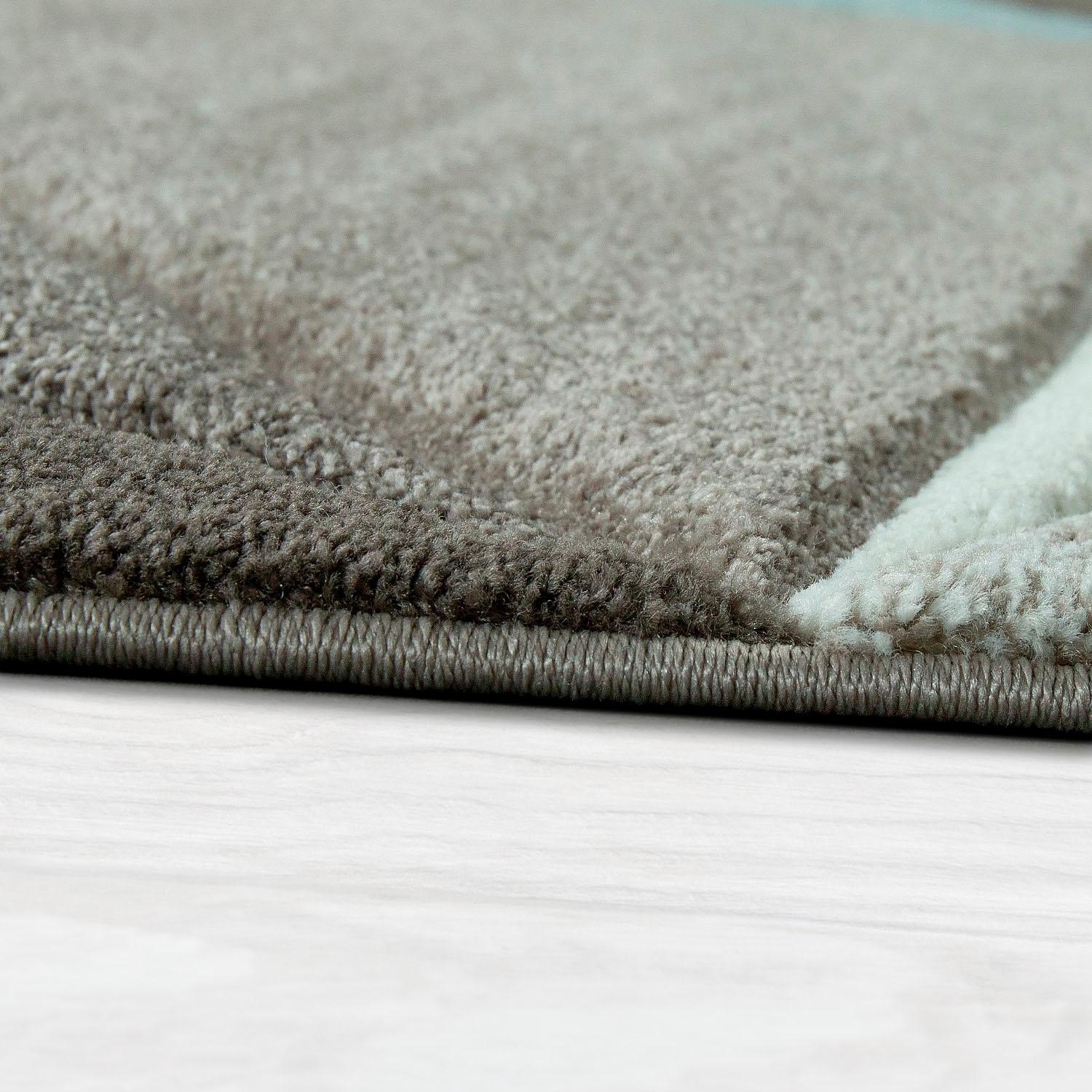 Paco Home Läufer »Lara 237«, rechteckig, 16 mm Höhe, Teppich-Läufer, Kurzflor, modernes Design, mit Konturenschnitt
