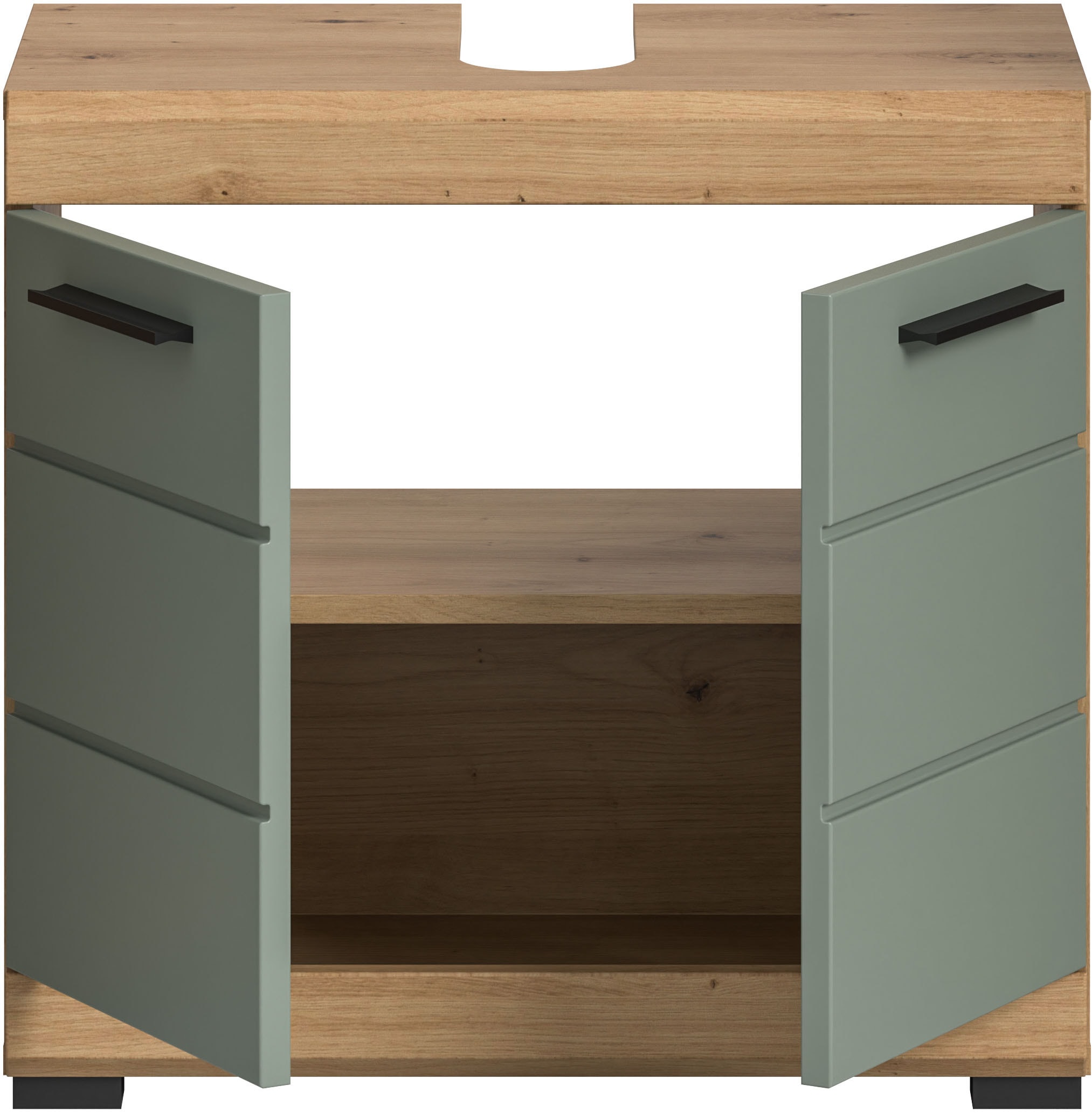 INOSIGN Waschbeckenunterschrank »Siena, Breite 60cm, 2 Tür, 2 Fächer, mit Siphonausschnitt, MDF-Front«, (1 St.), in verschiedenen Farben erhältlich, Badmöbel, Badschrank, Kommode, Bad