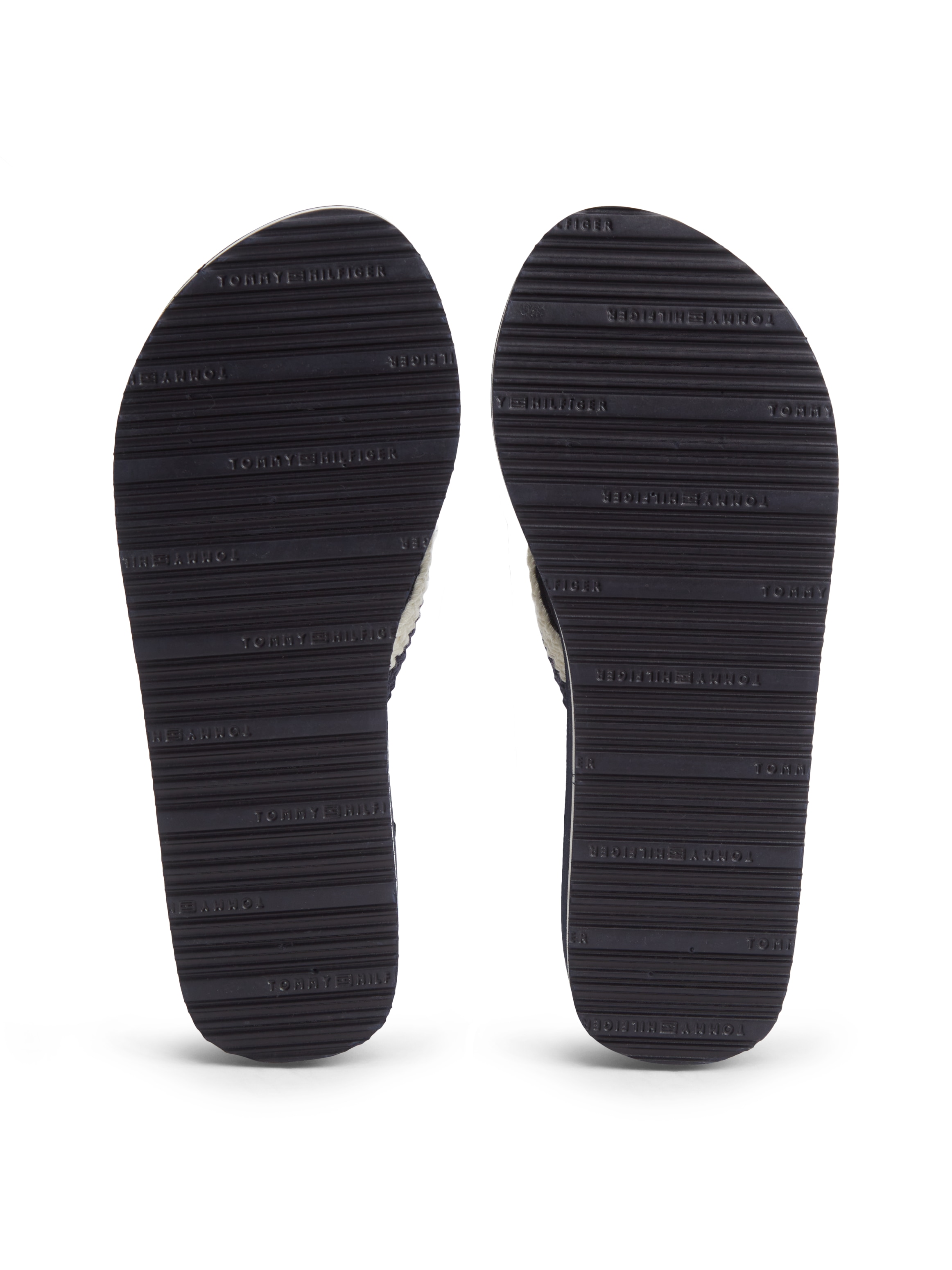 Tommy Hilfiger Dianette »TH WEDGE CROCHET SUMMER SANDAL«  Sommerschuh, Zehentrenner in sommerlicher Häkeloptik
