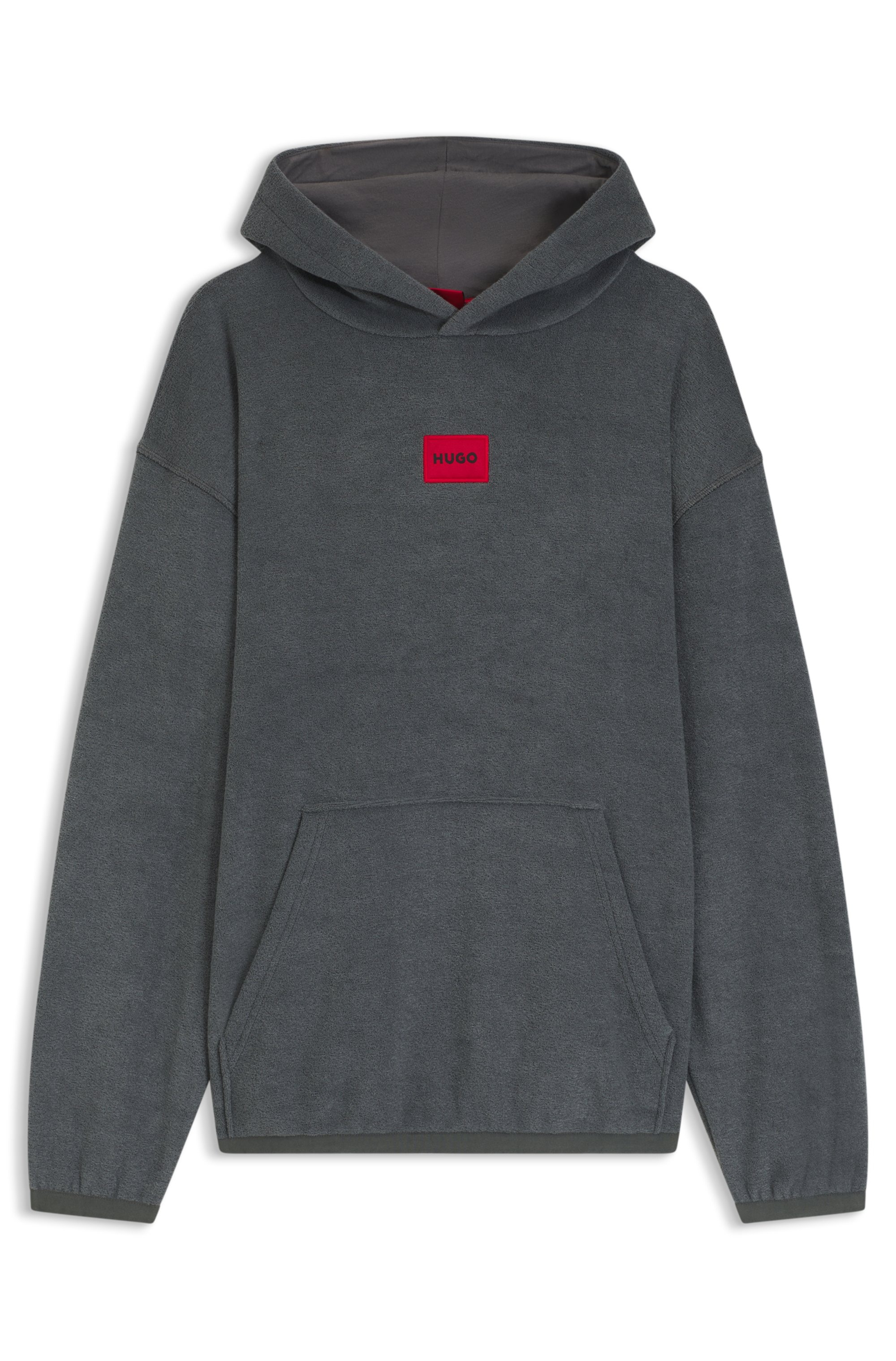 HUGO Underwear Hoodie Relaxed Fit, Fleece-Qualität
