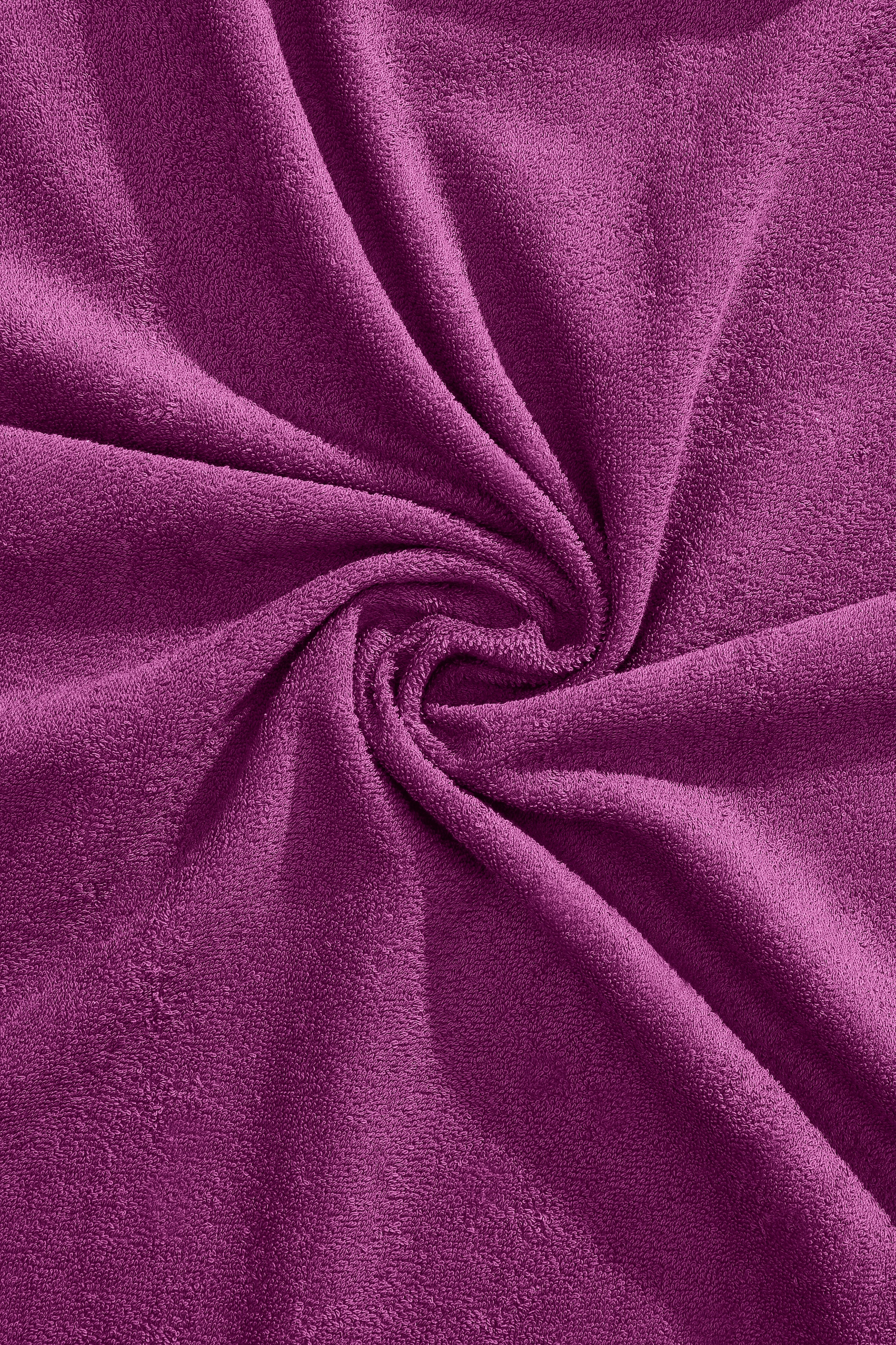OTTO home Duschtücher »Vanessa, 4 Duschtücher, 70x140cm, in Standard- und Premium-Qualität« Handtücher mit Bordüre, 100% Baumwolle, einfarbig, weich