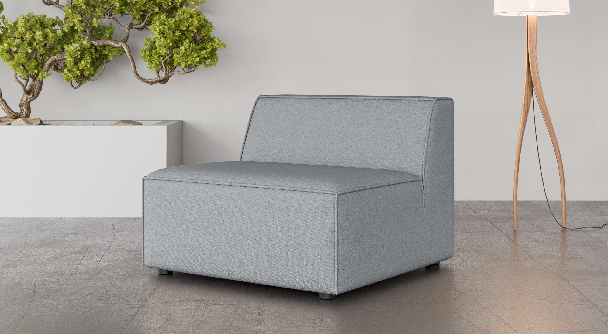 INOSIGN Sessel »Bequemer Sessel Cavan, Maße B/T/H: 90/90/72 cm«, ohne Armle günstig online kaufen