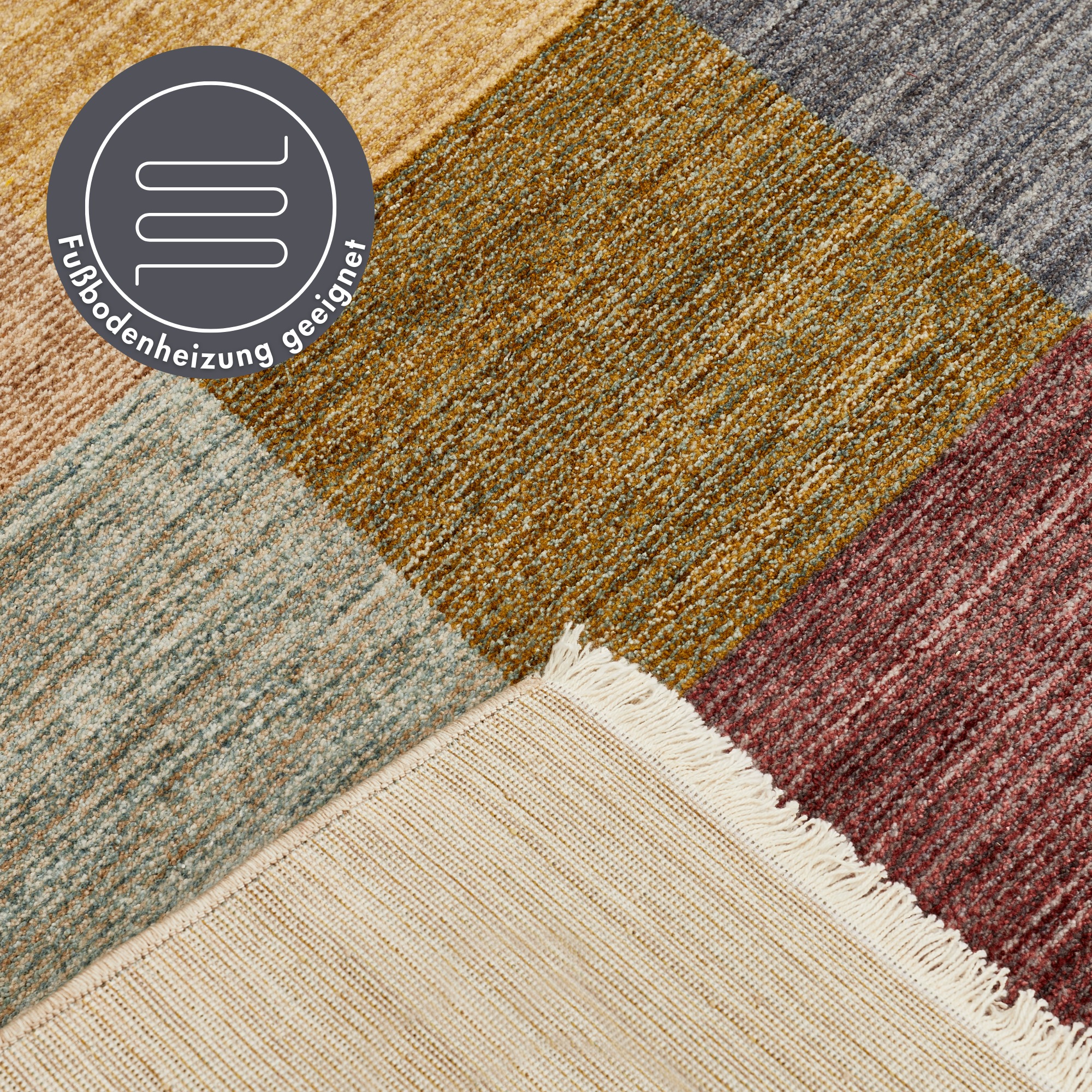 LUXOR living Teppich »Rocco«, rechteckig, 11 mm Höhe, Vintage-Look, verschiedene Design, mit Fransen, Wohnzimmer