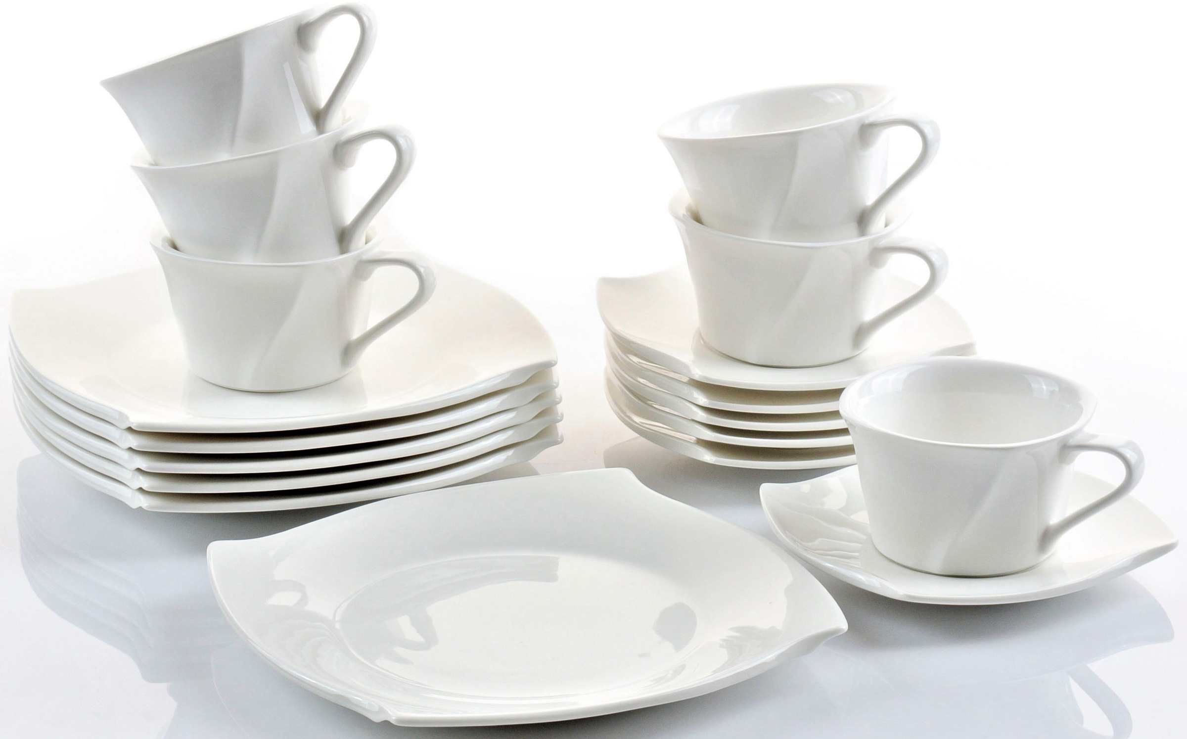 Retsch Arzberg Kaffeeservice »Geschirr-Set, Service Emotion« Spülmaschinenf günstig online kaufen