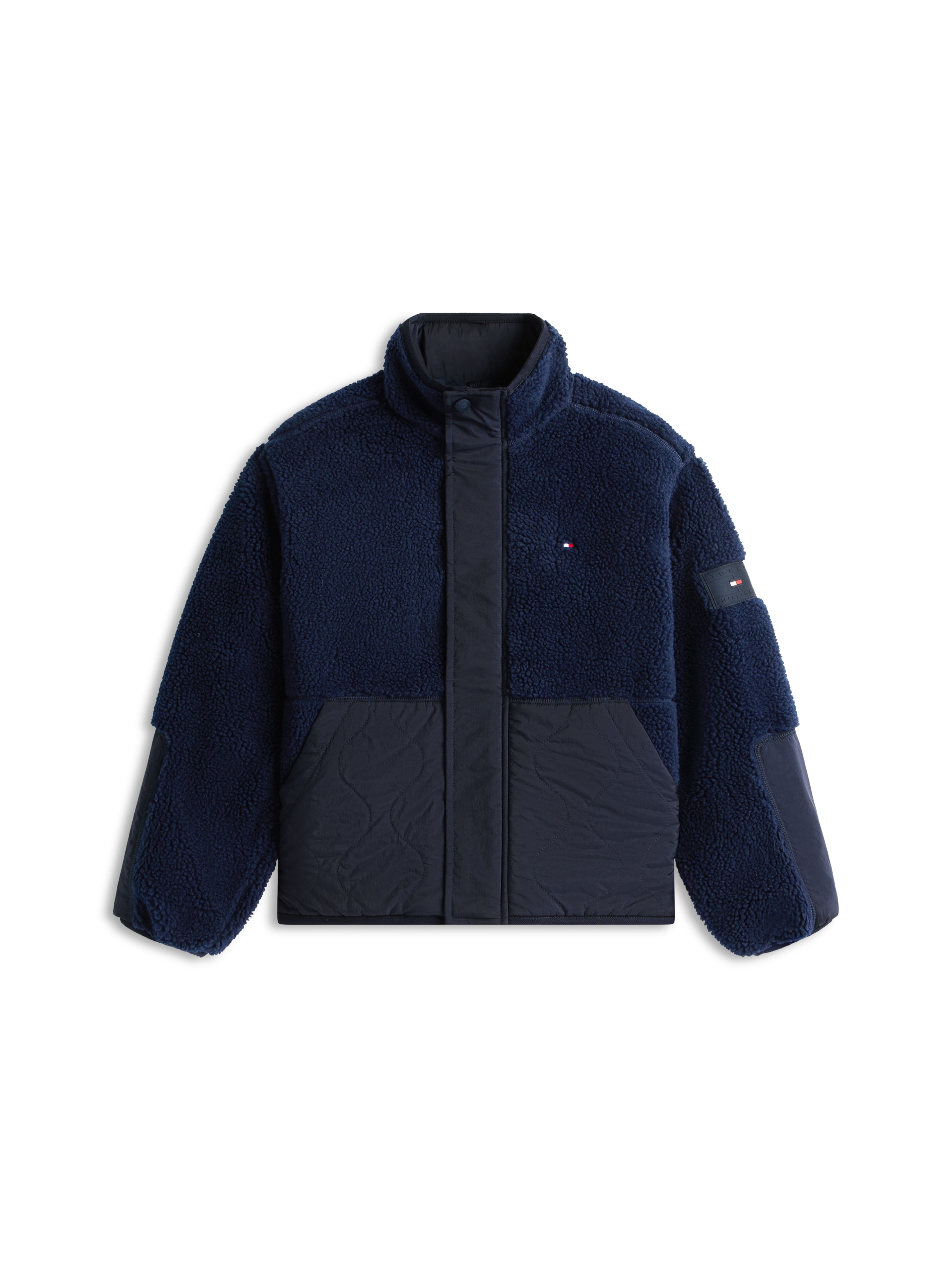 Tommy Hilfiger Bomberjacke »TEDDY QUILTED BOMBER« ohne Kapuze Regular fit, Kinder bis 16 Jahre