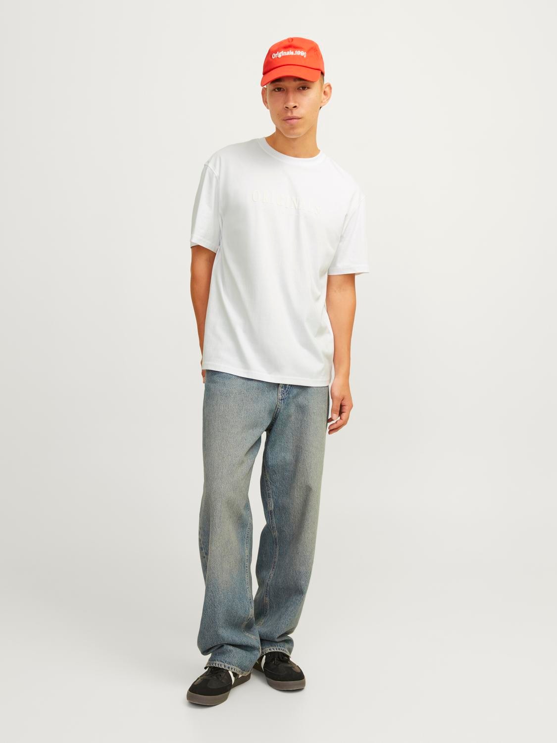 Jack & Jones Rundhalsshirt »JORFREDERIKSBERG TEE SS CREW NECK NOOS«
