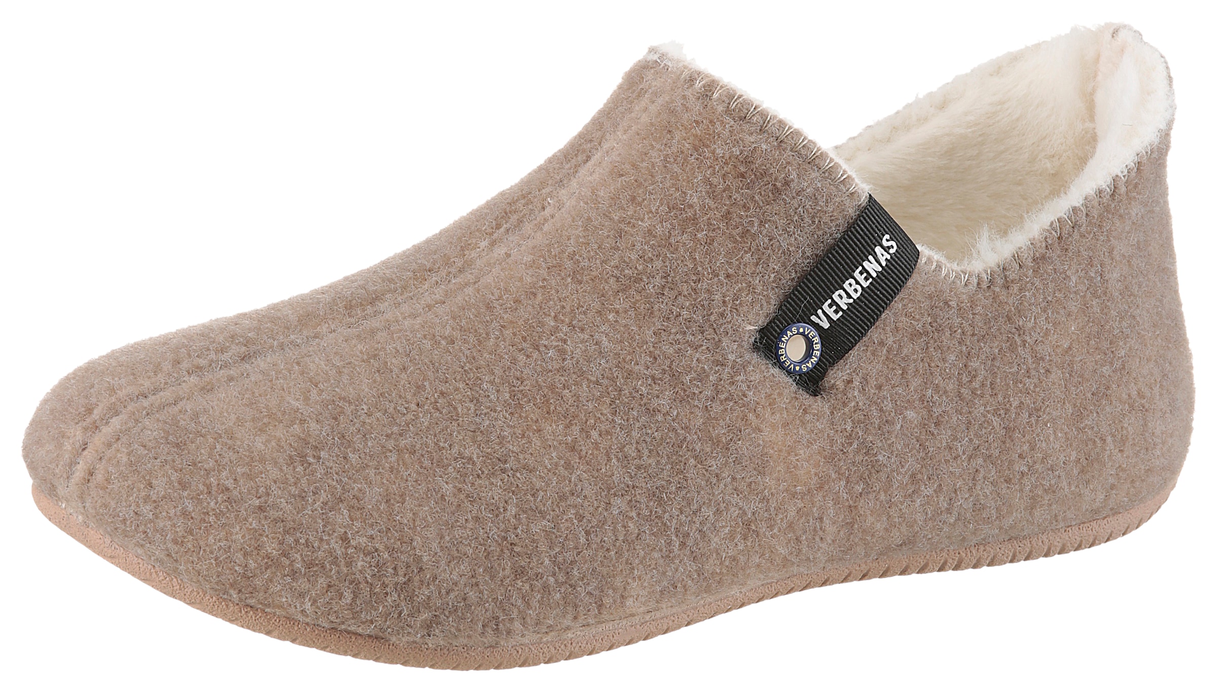 Hüttenschuhe "Yoi Gales" Hausschuh, Homeslipper, Schlupfschuh mit kuscheligem Warmfutter, Gr. 37, taupe