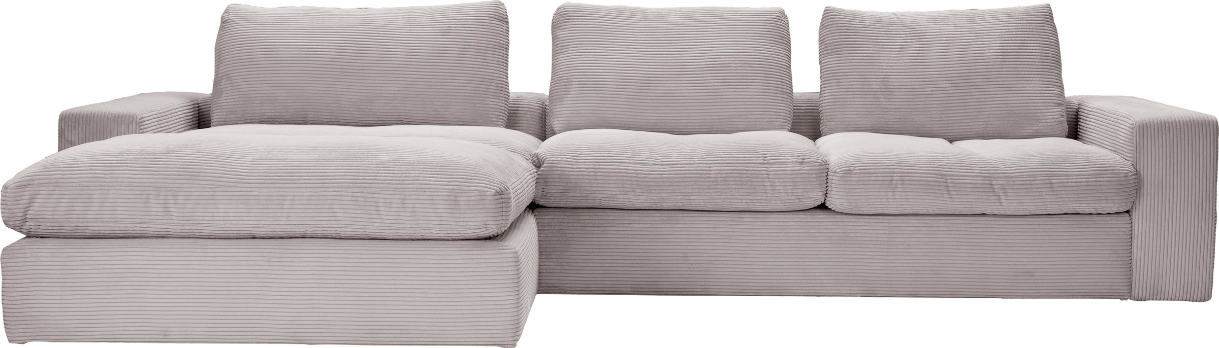 alina Ecksofa »Sandy«, mit Recamiere, in modernem Cordstoff