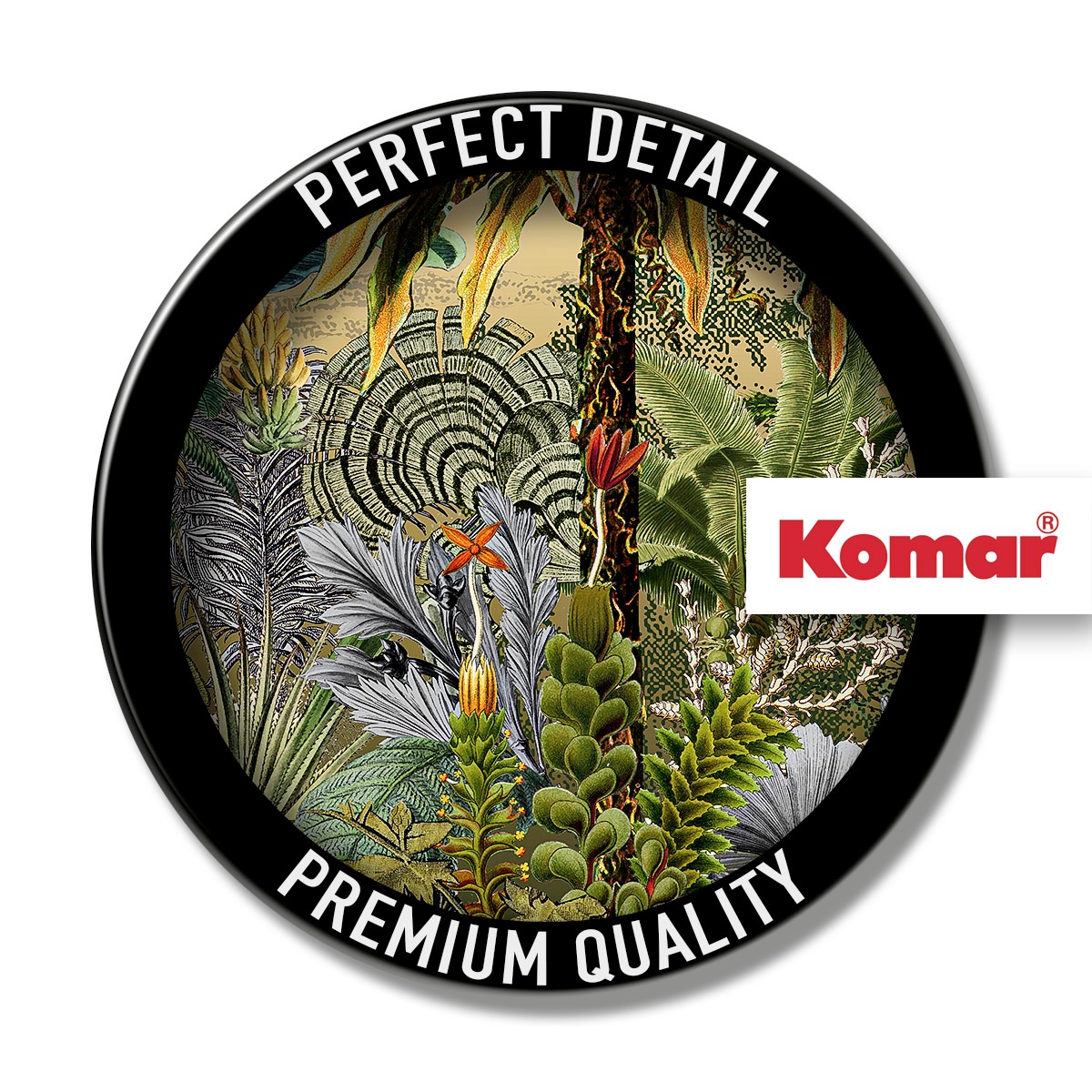 Komar Leinwandbild »Tropical Heat - Größe 60 x 60 cm«, Natur, (1 St.), Keilrahmenbild mi Echtholzrahmen