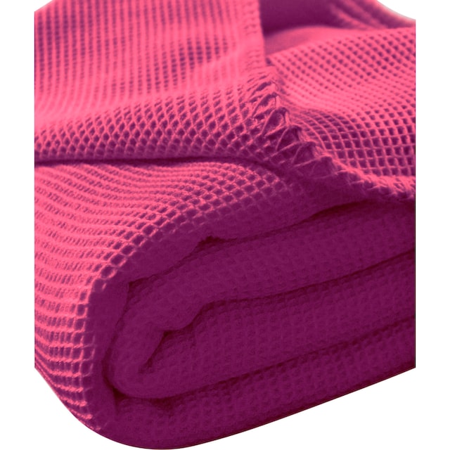 Kneer Tagesdecke »La Diva«, aus Waffelpiqué in 100% Baumwolle, Tagesdecke  für Einzelbetten oder Doppelbetten, wärmend, pflegeleicht, Tagesdecke auch  als Überwurf fürs Sofa geeignet, STANDARD 100 by OEKO-TEX® zertifiziert  bequem und schnell bestellen |