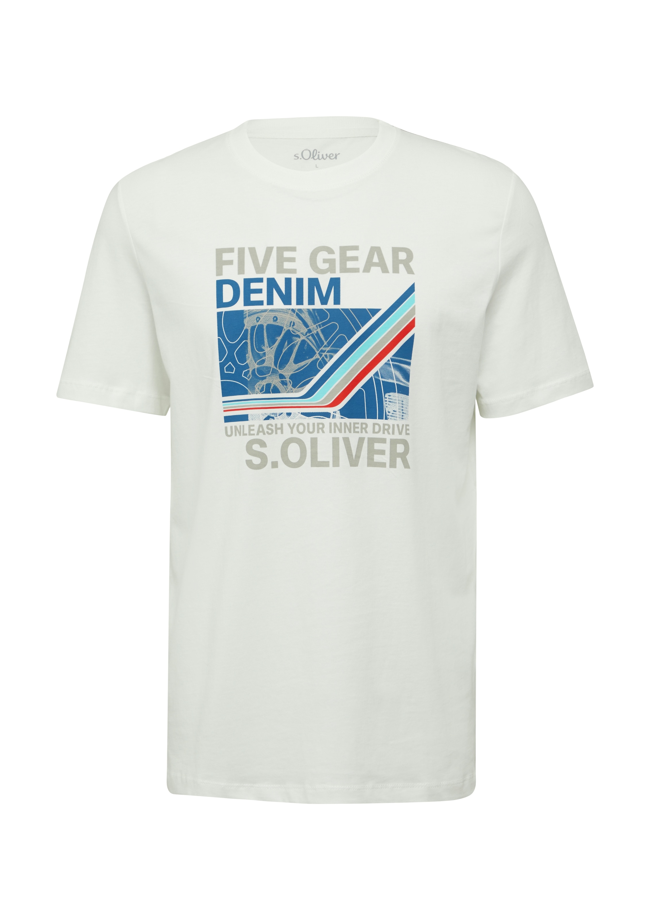 s.Oliver T-Shirt, mit Front Print
