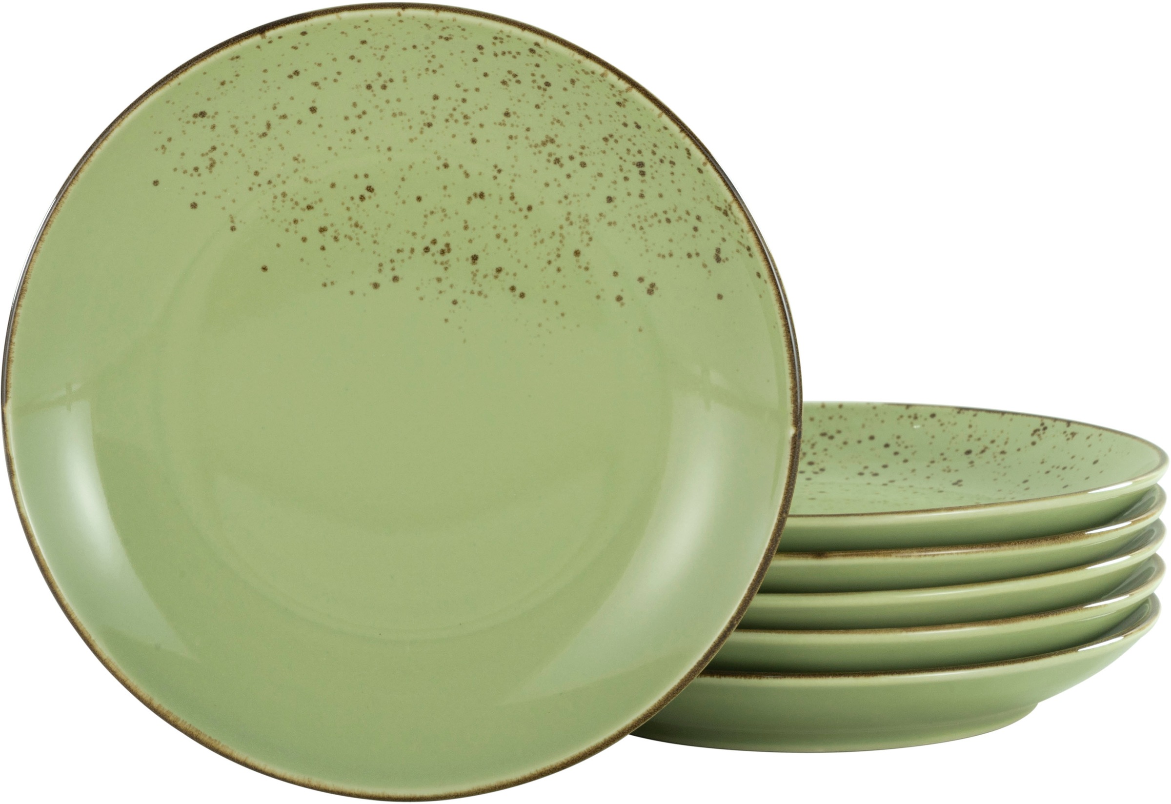 CreaTable Speiseteller »Essteller NATURE COLLECTION«, (Set, 6 St.), Teller günstig online kaufen