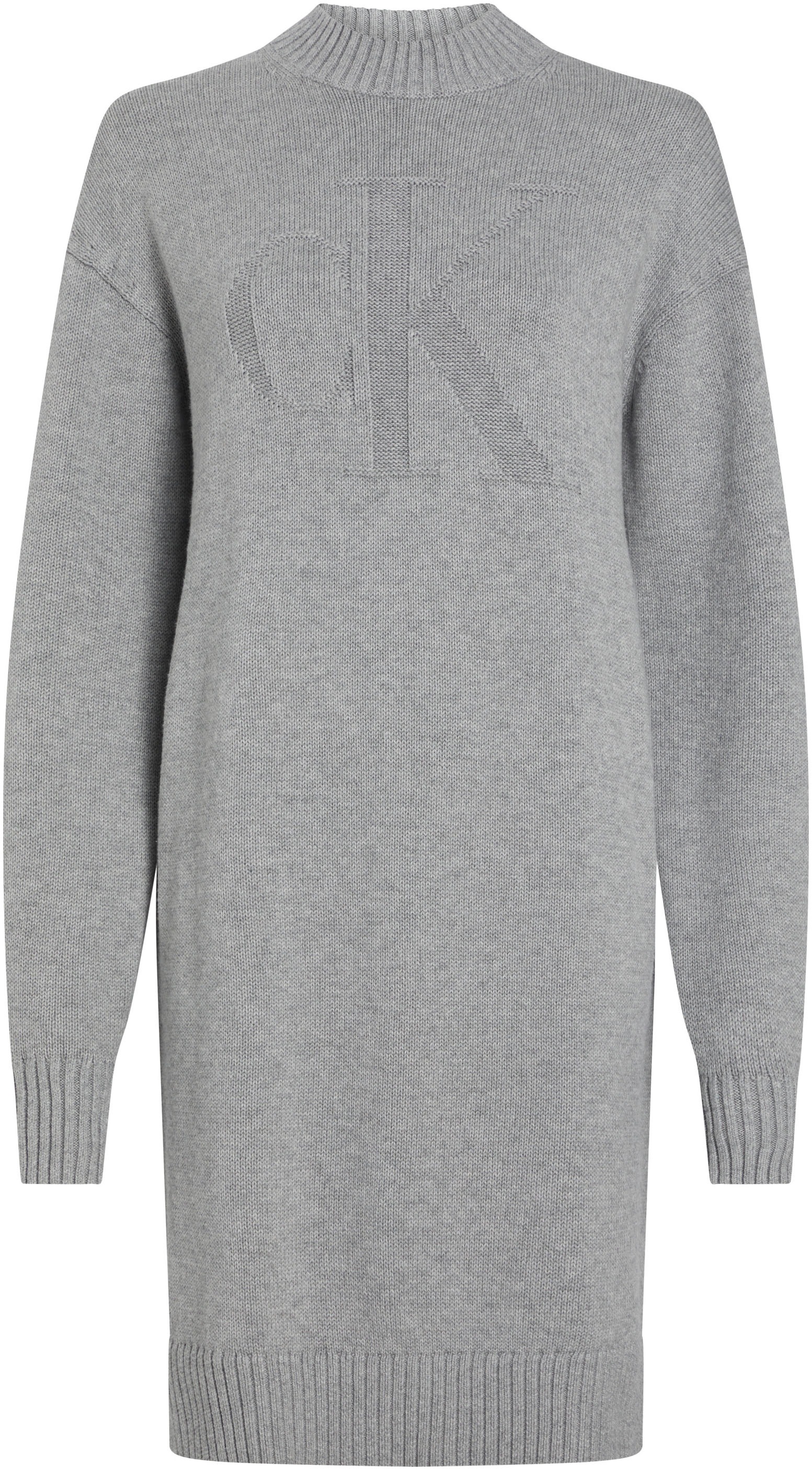 Calvin Klein Jeans Sweatkleid »CK INTARSIA LOOSE SWEATER DRESS«, mit Logostickerei