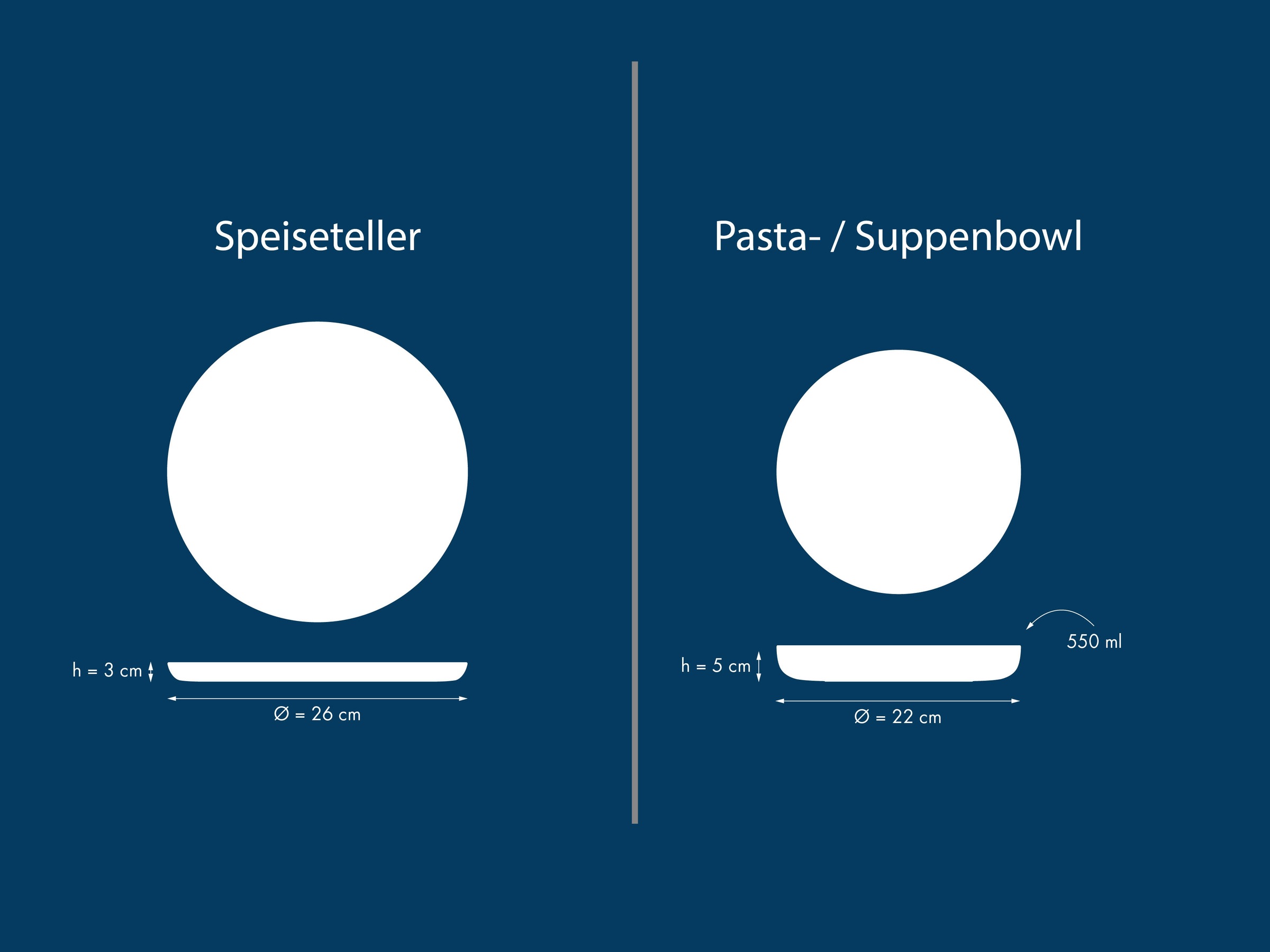 my home Tafelservice »modernes Geschirr-Set, Service Nydala« hohe Haltbarkeit, spülmaschinen- & mikrowellengeeignet, Reaktivglasur
