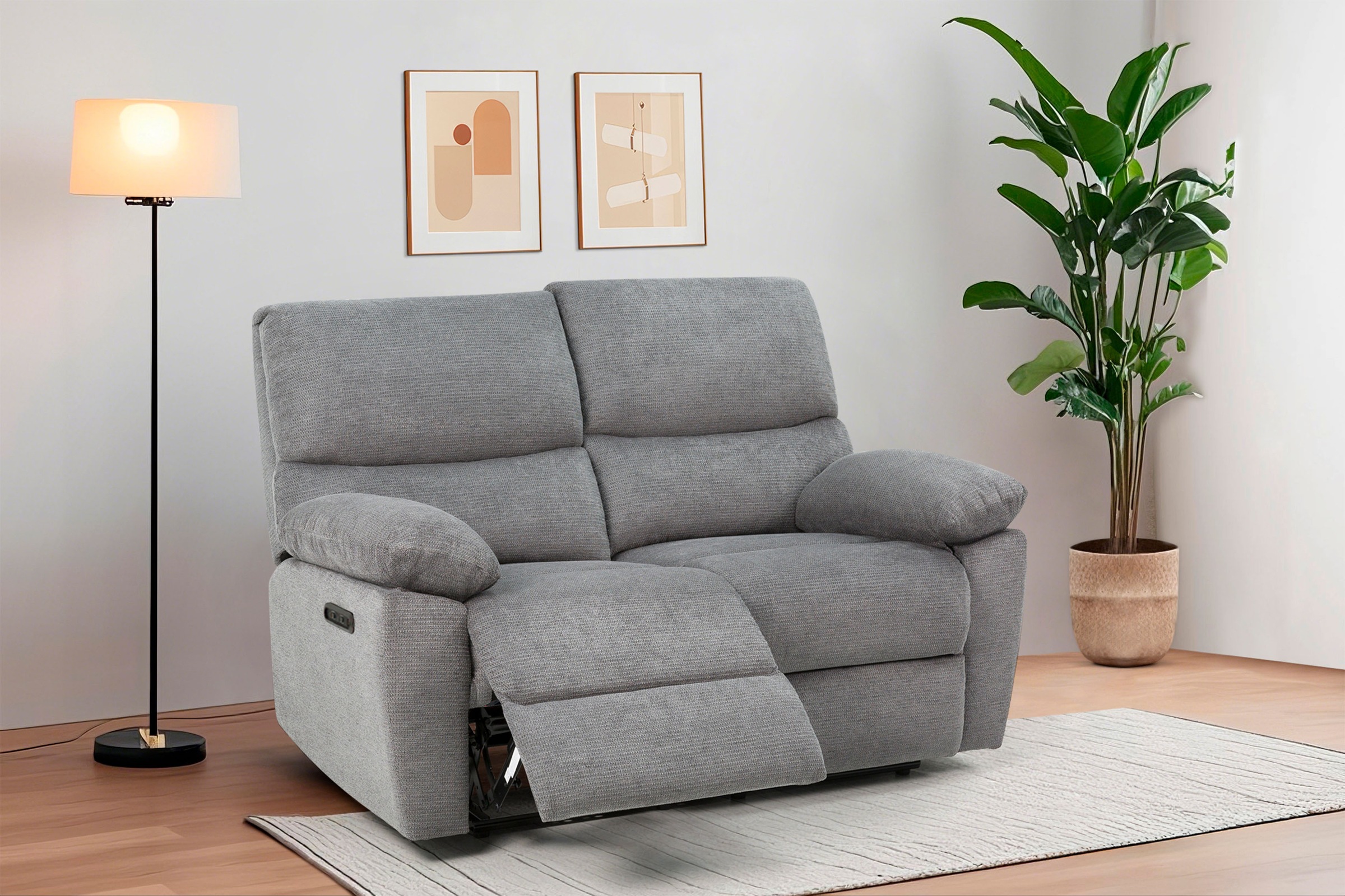 Home affaire 2-Sitzer LANNOY, mit manueller o. elektrischer Relaxfunktion i günstig online kaufen