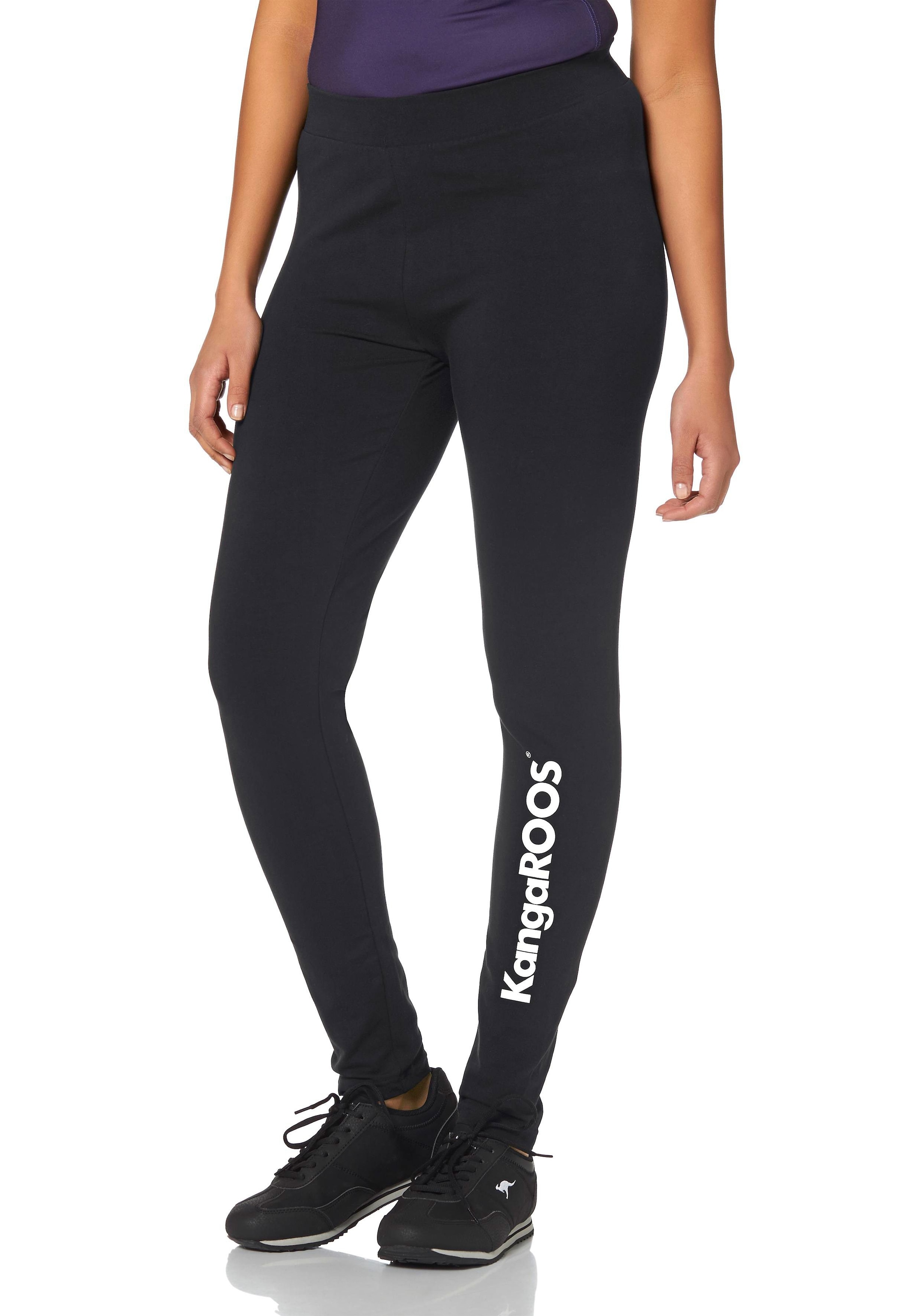 KangaROOS Leggings »Doppelpack«, (Packung, 2 tlg., 2er-Pack), Große Größen