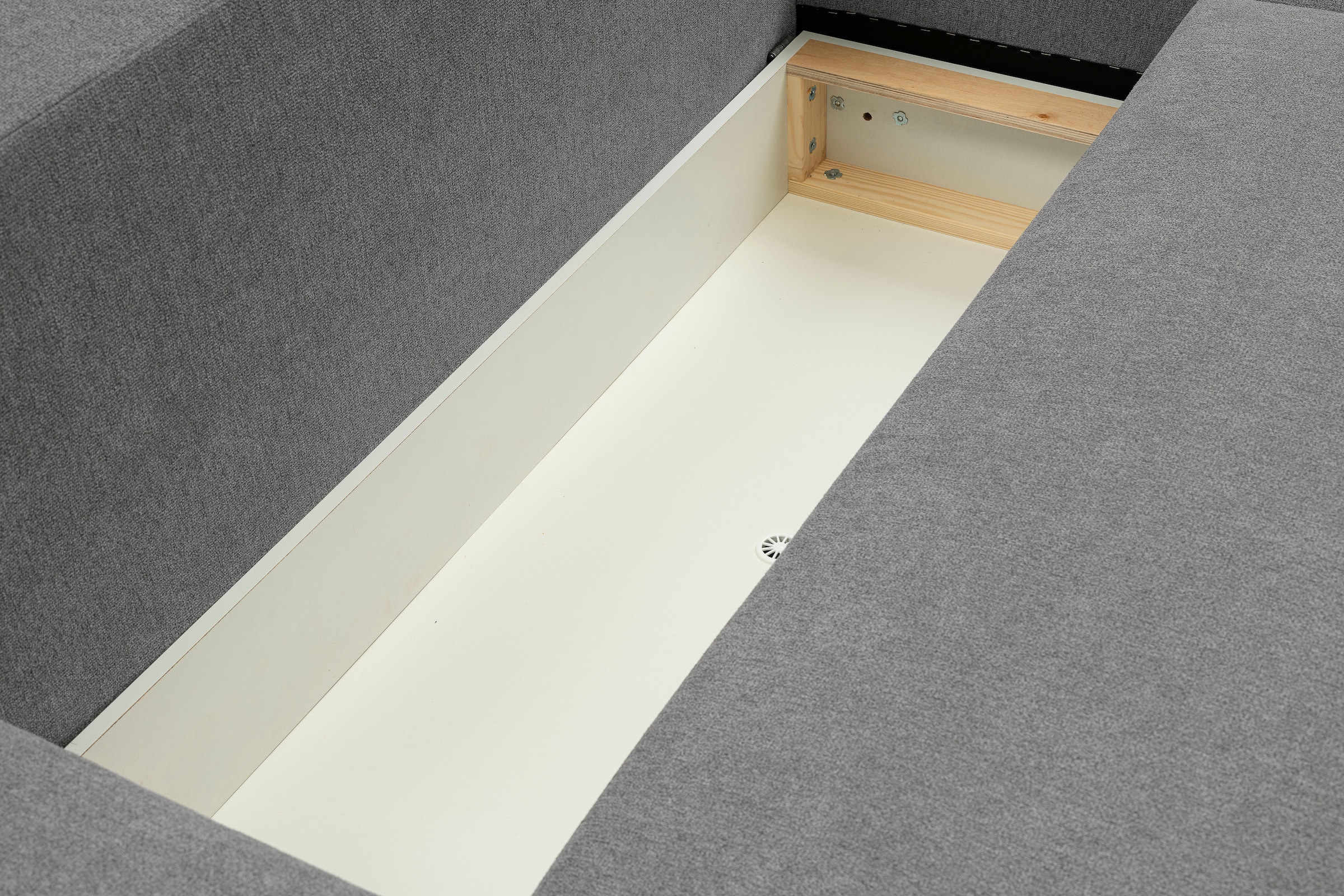 WERK2 Ecksofa »Amsterdam, zeitlos und elegant, Breite 300cm, L-Form«, Design Ecksofa mit hohem Komfort, Schlaffunktion & Bettkasten