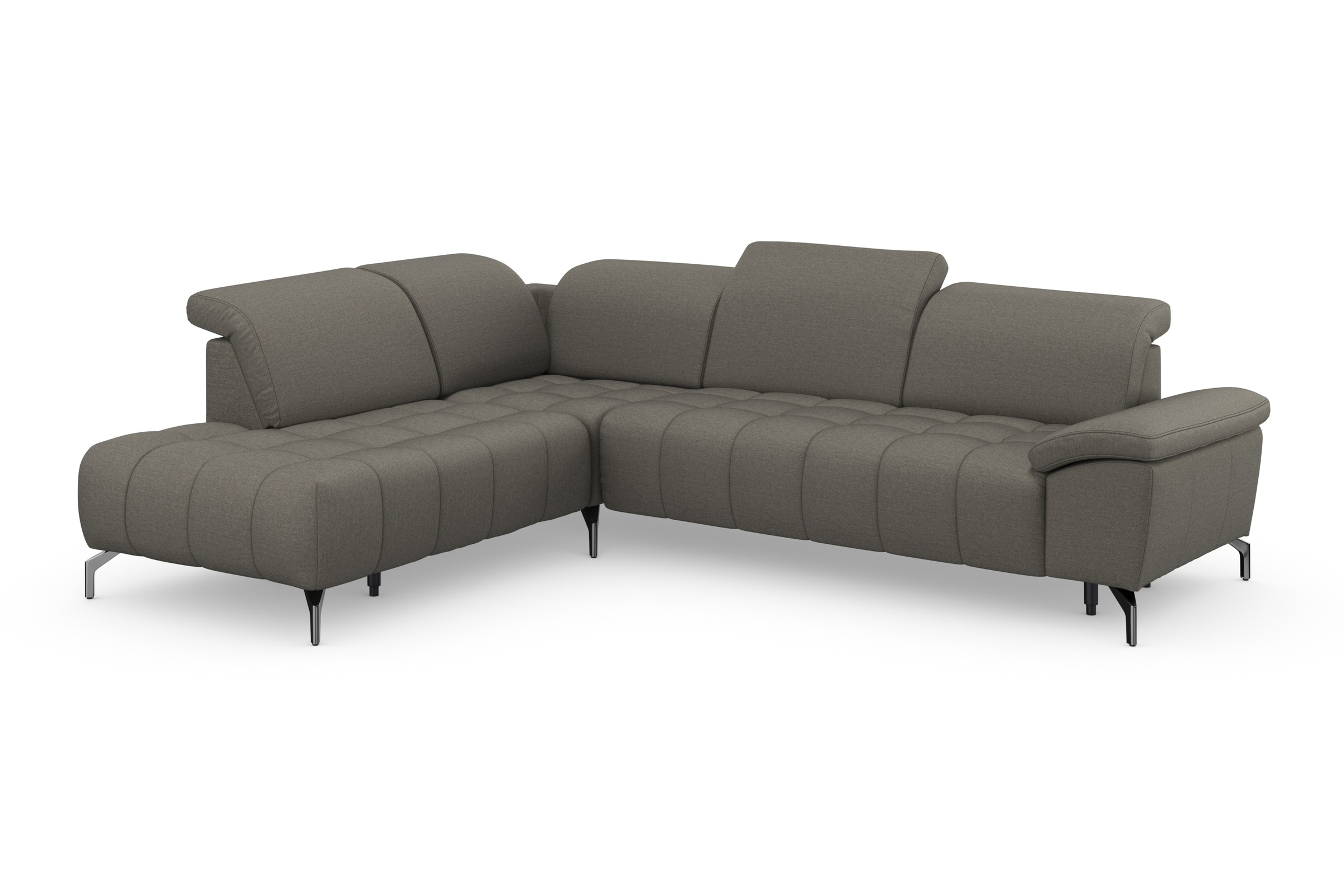 sit&more Ecksofa »Cool L-Form«, wahlweise mit Kopfteilverstellung und Vorziehsitz motorisch