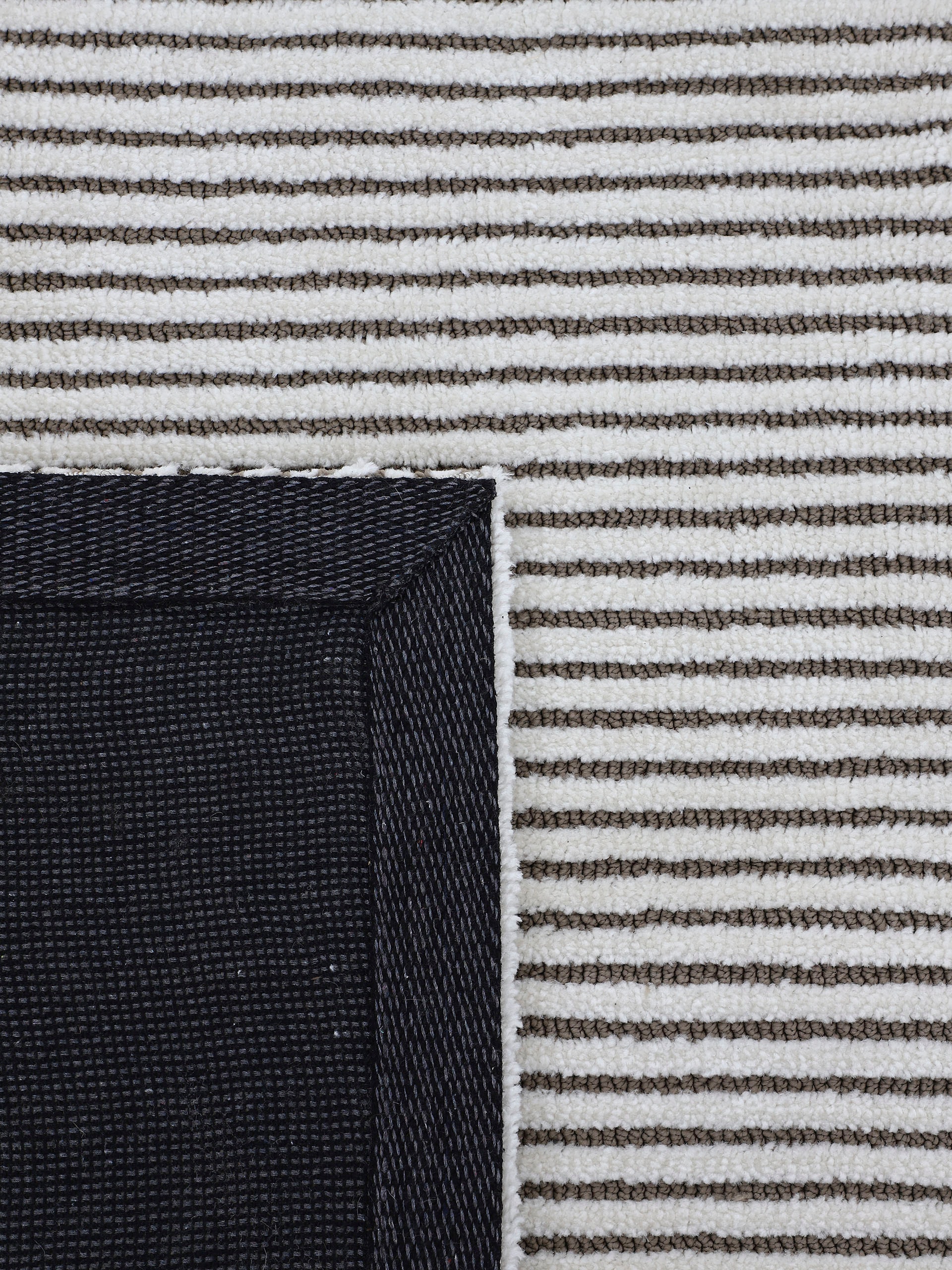 carpetfine Teppich »Holly 5«, rechteckig, 12 mm Höhe, gestreift, Hoch-Tief Struktur, Wohnzimmer