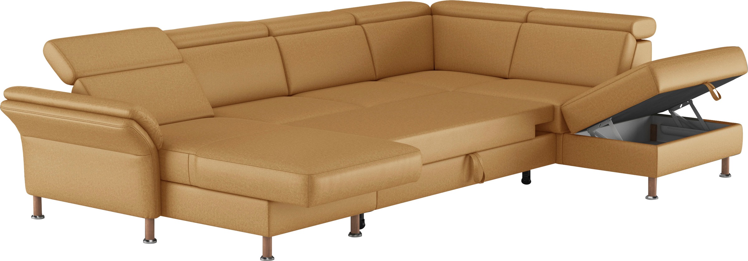 Home affaire Wohnlandschaft »Calypso U-Form«, wahlweise mit motorischer Relaxfunktion