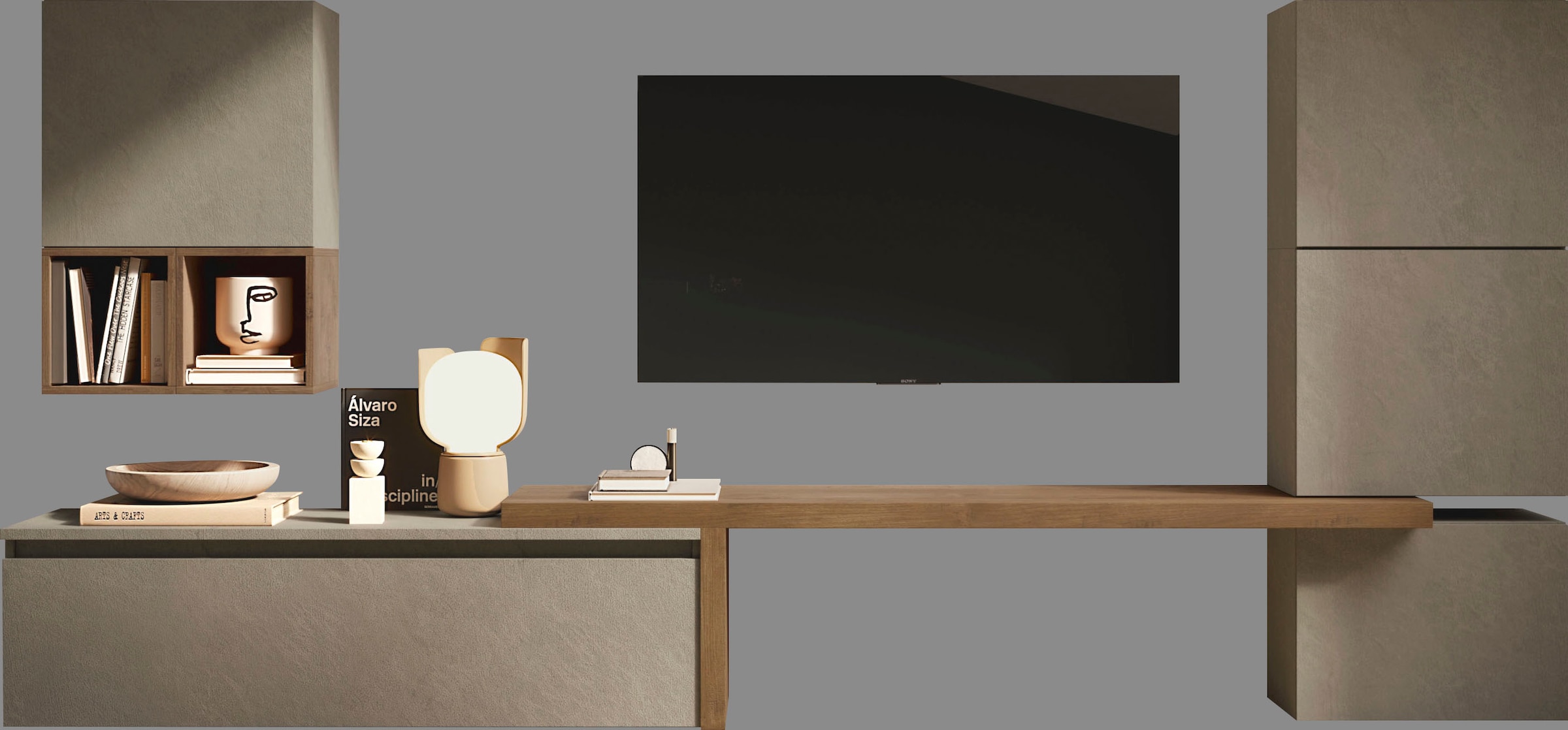 INOSIGN Wohnwand »INFINITY, 7tlg. Breite 290 cm, Höhe variabel, Schrankwand günstig online kaufen