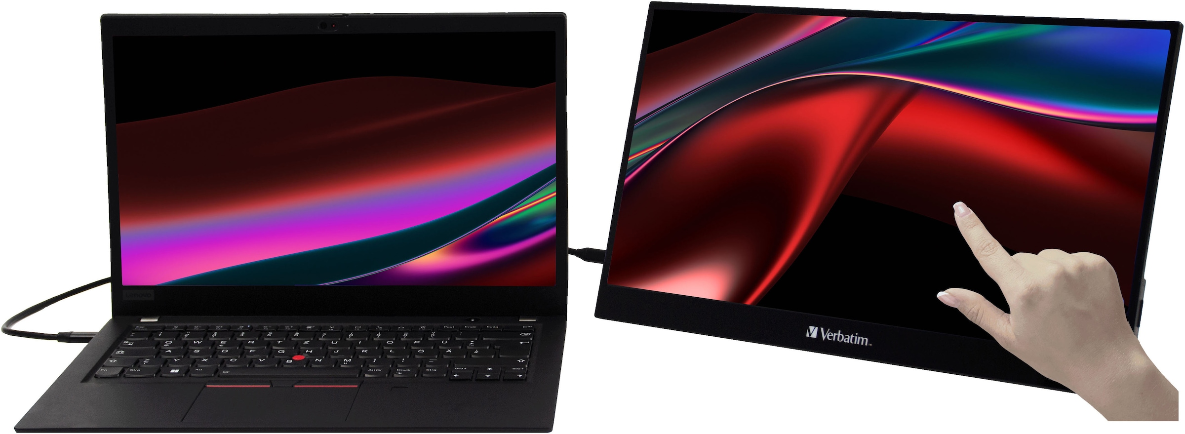 Verbatim Portabler Monitor »49593 Verbatim PMT-17« 44 cm/17 ″  1920 x 1080 px Full HD 6 Reaktionszeit 60 Hz