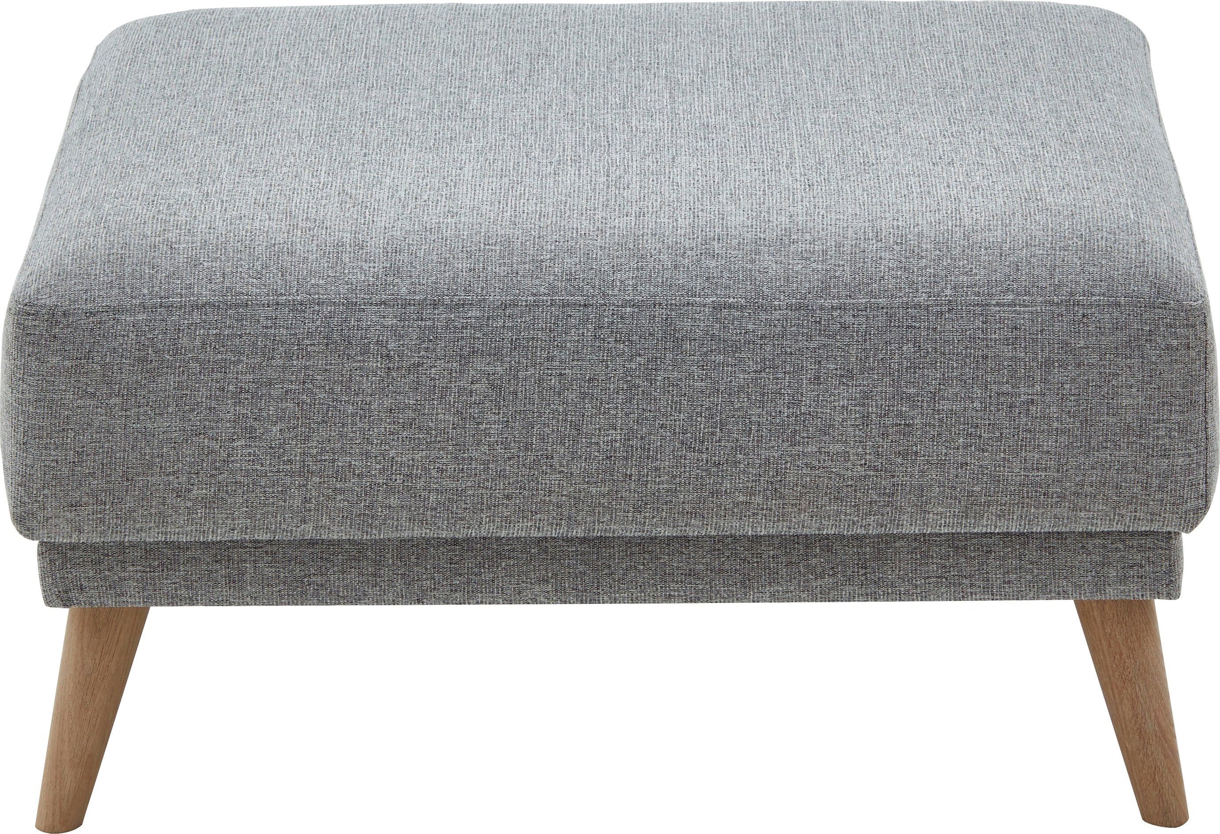 ATLANTIC home collection Hocker »Elvis«, Massivholzfüße