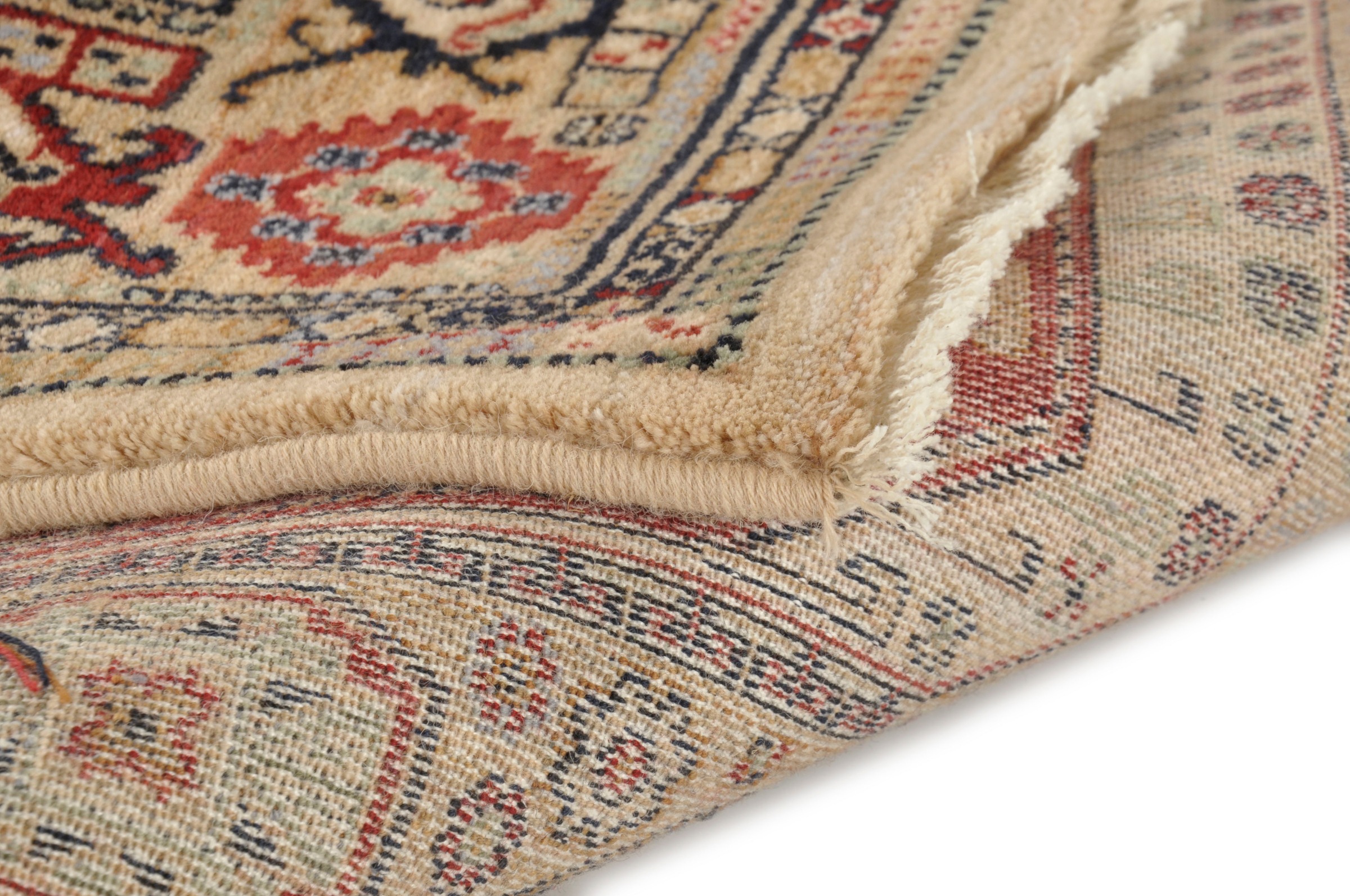 THEKO Wollteppich »Saharna 7275«, rechteckig, 10 mm Höhe, reine Wolle, Orient-Optik, mit Fransen