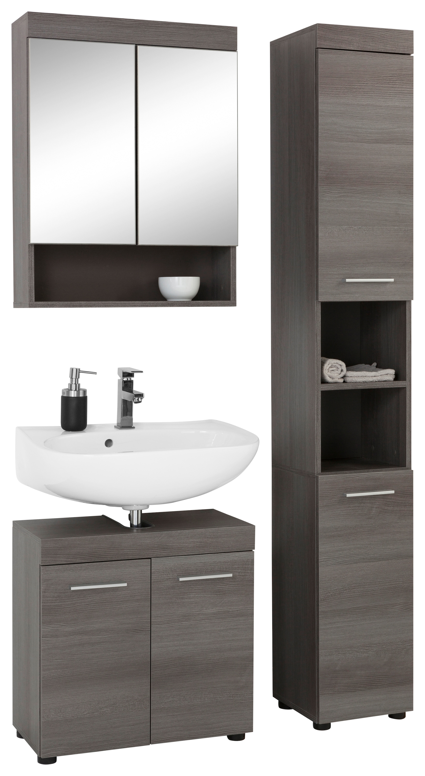welltime Badmöbel-Set »Royan« Set, 3 Stk. tlg. günstig online kaufen