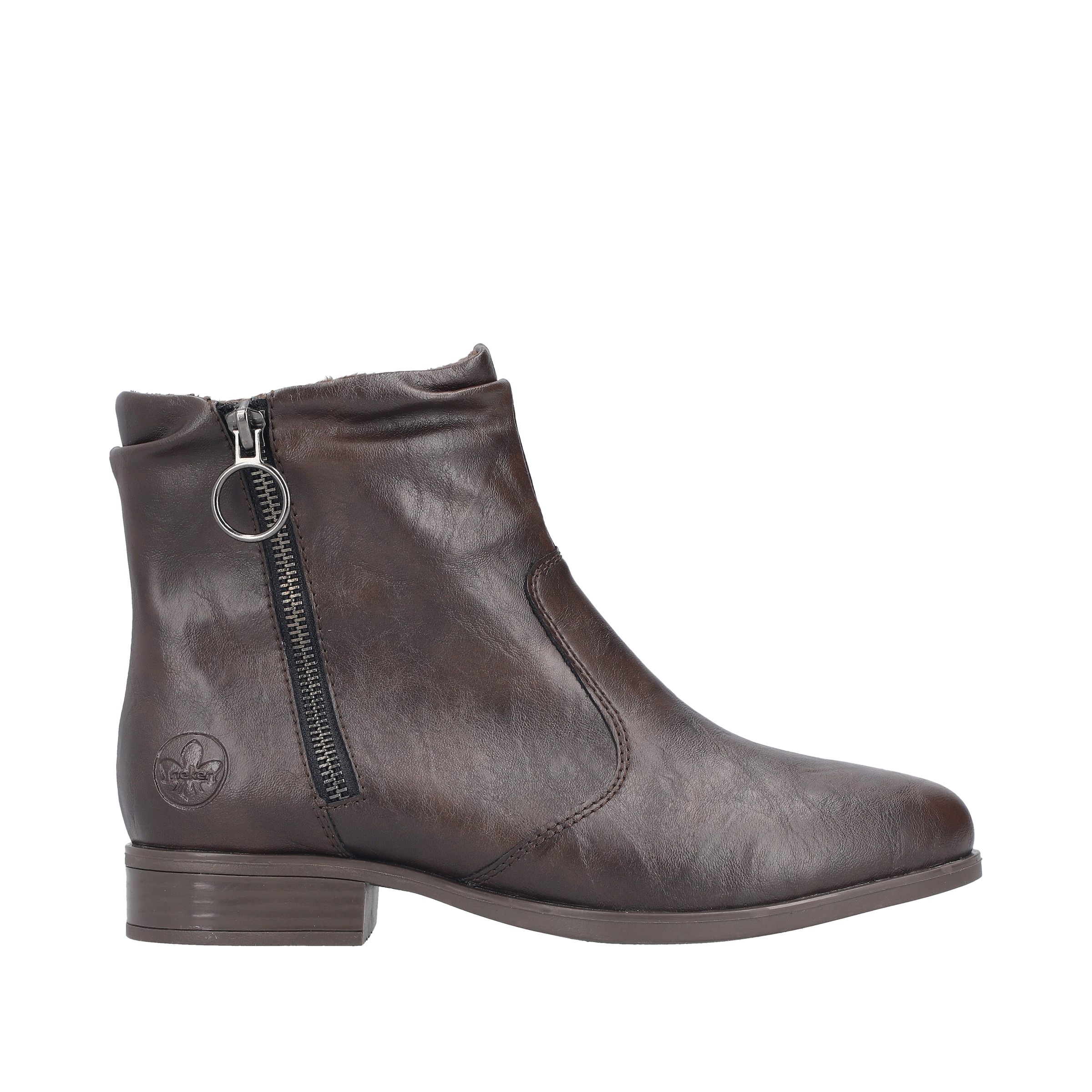 Rieker Stiefelette  in Used-Optik, mit Zierreißverschluss außen