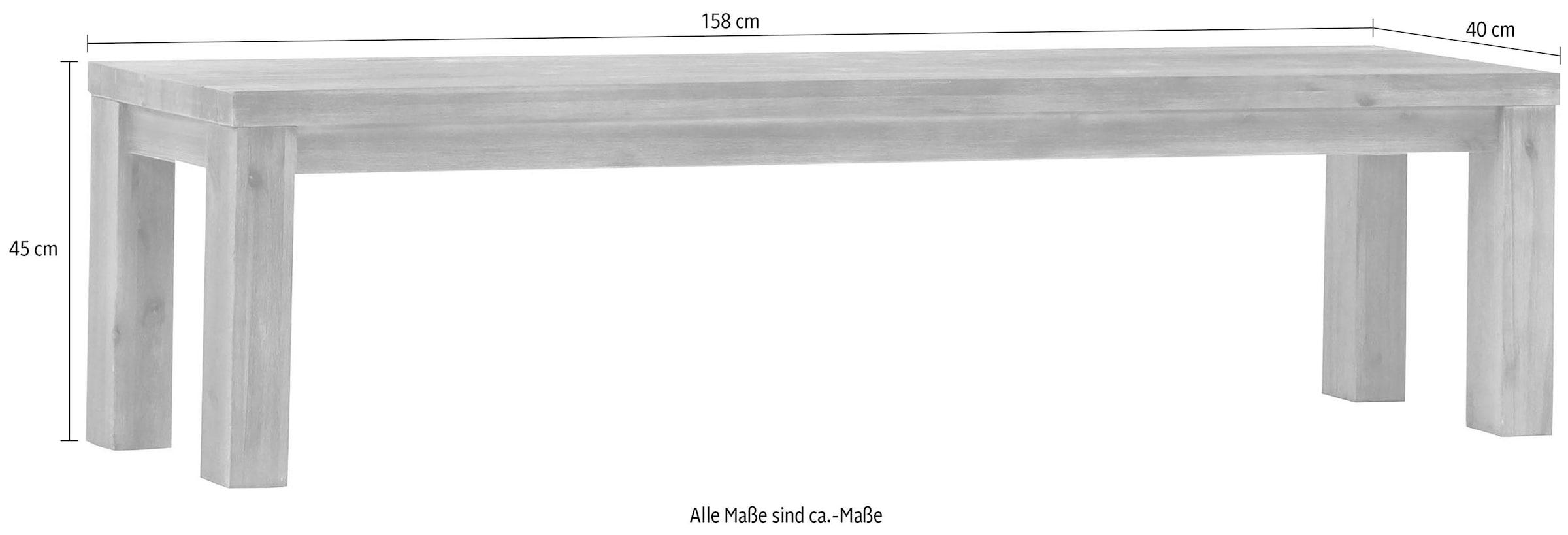 Gutmann Factory »Tulsa«, Akazie aus Rechnung auf Bank kaufen Massivholz