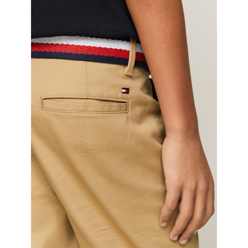 Tommy Hilfiger Chinoshorts »WOVEN BELTED SHORTS«