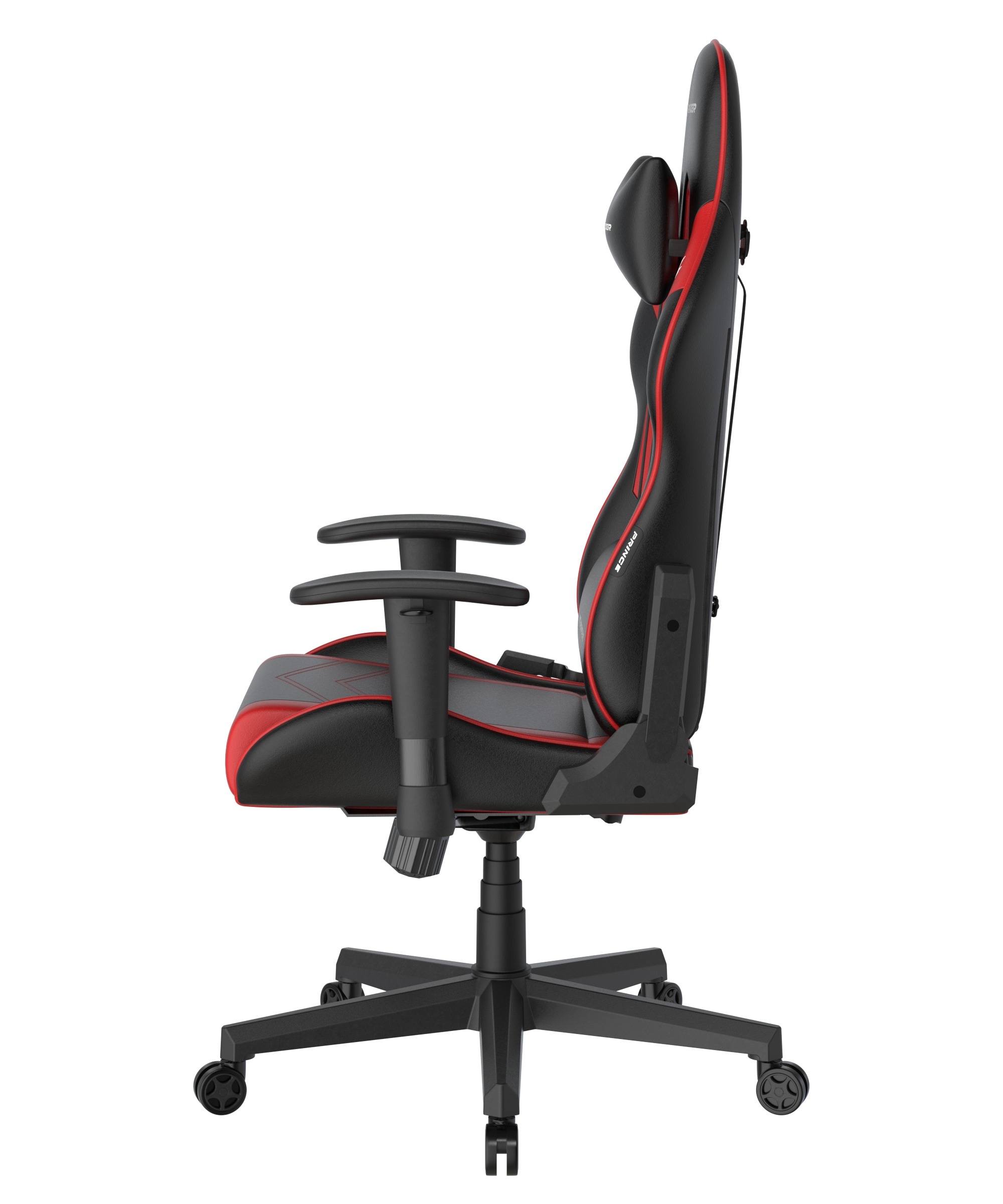 DXRacer Gaming-Stuhl »Prince Gaming Chair Regular L, PVC, schwarz rot«