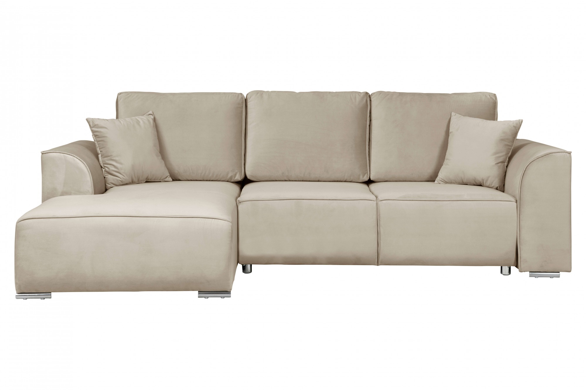 INOSIGN Ecksofa »BEATRICE optionale Schlafsofa mit Bettkasten, B/T/H: 265/170/86 cm«, L-Form, wahlweise auch mit Bettfunktion und Bettkasten