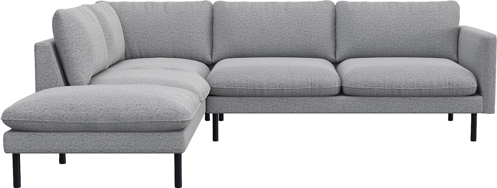 FLEXLUX Ecksofa "Bolzano Designsofa, bequem durch Kaltschaum im Sitz, L-For günstig online kaufen